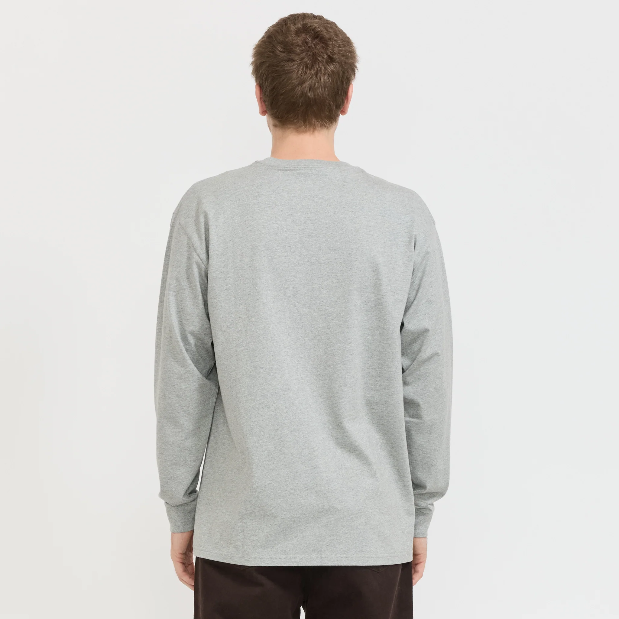 L/S Chase T-Shirt Grey Heather/Gold - Image 4