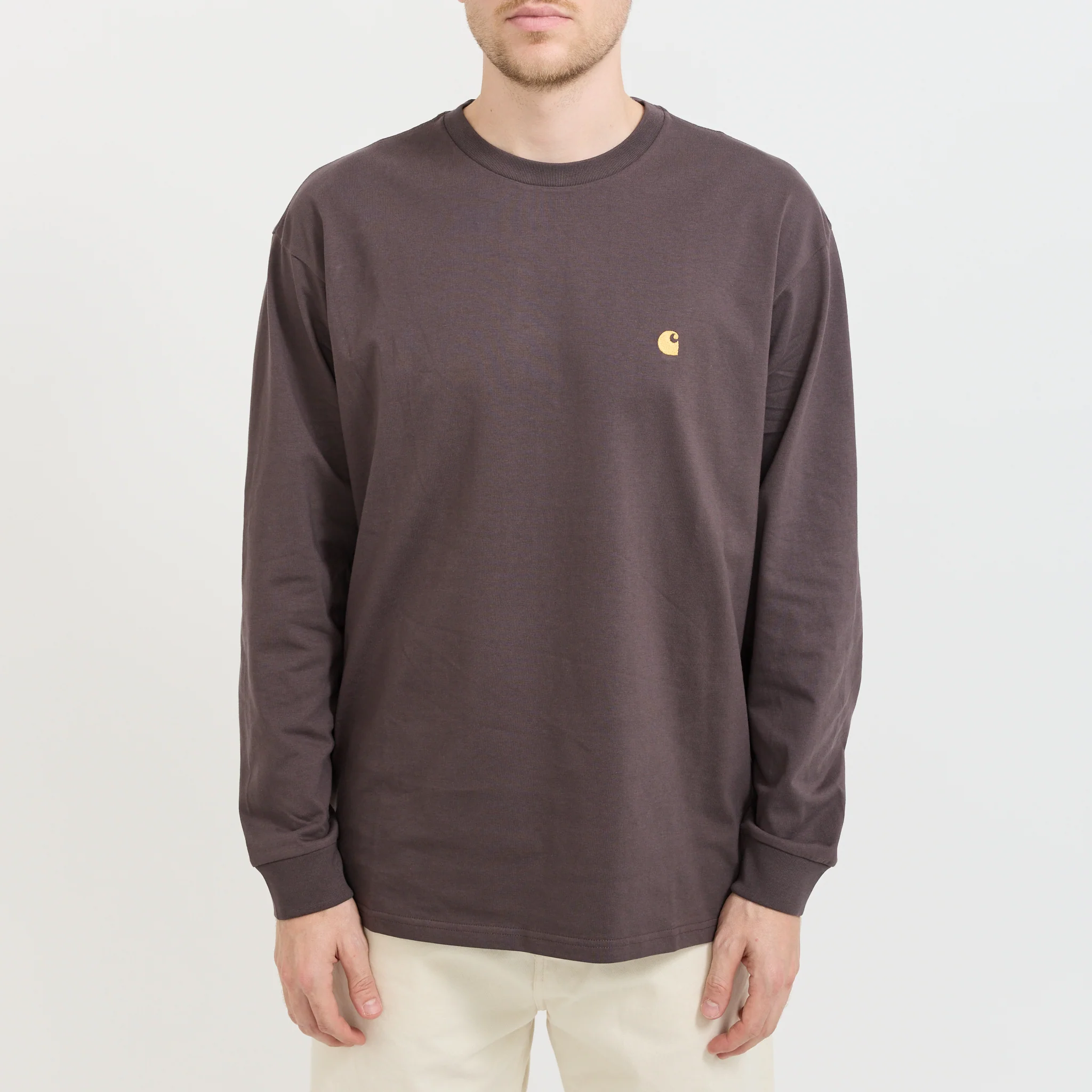 L/S Chase T-Shirt Shale/Gold - Image 5