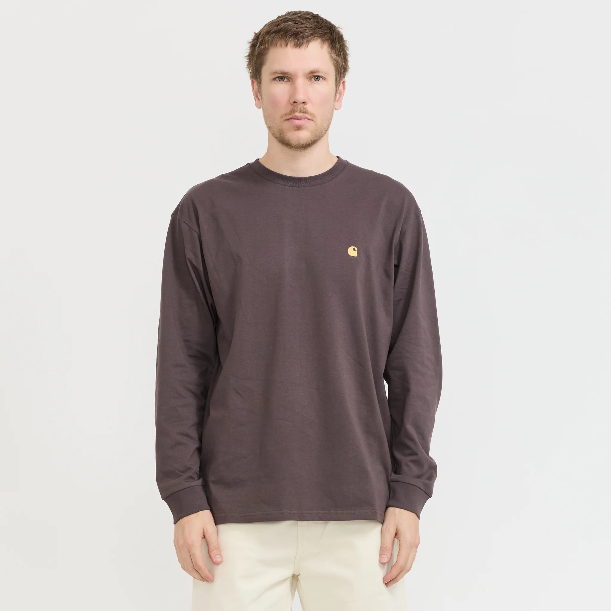 L/S Chase T-Shirt Shale/Gold - Image 6