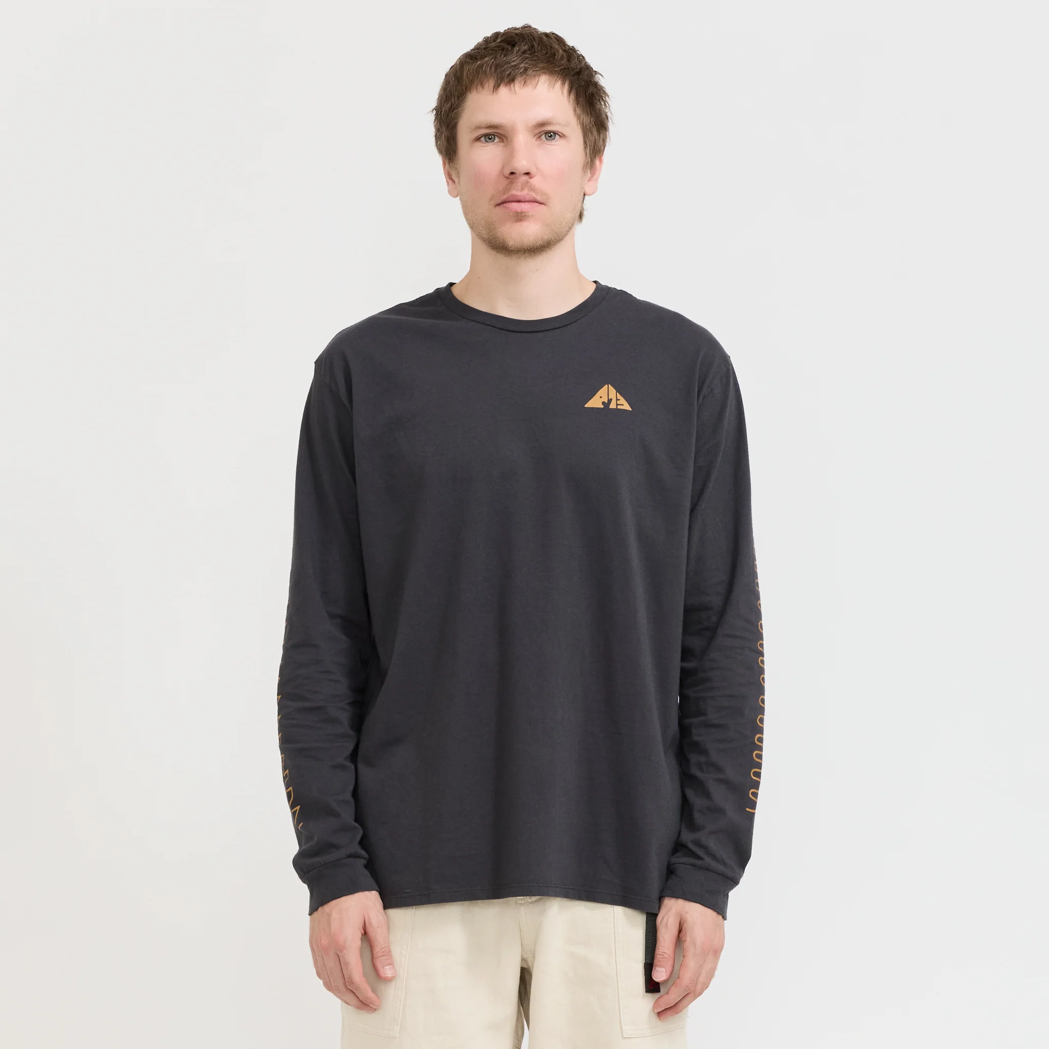 L/S Driftaways Organic T-Shirt Ink Black