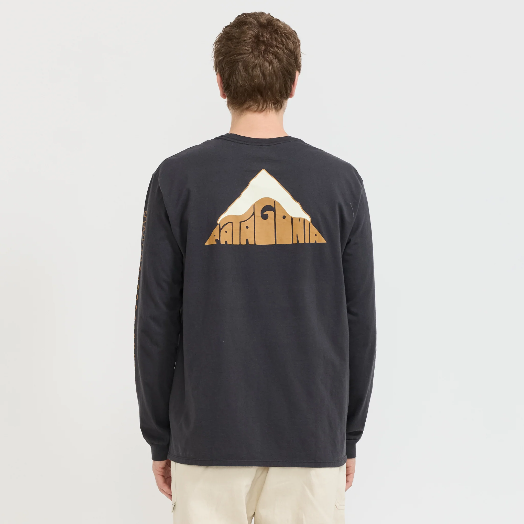 L/S Driftaways Organic T-Shirt Ink Black - Image 4