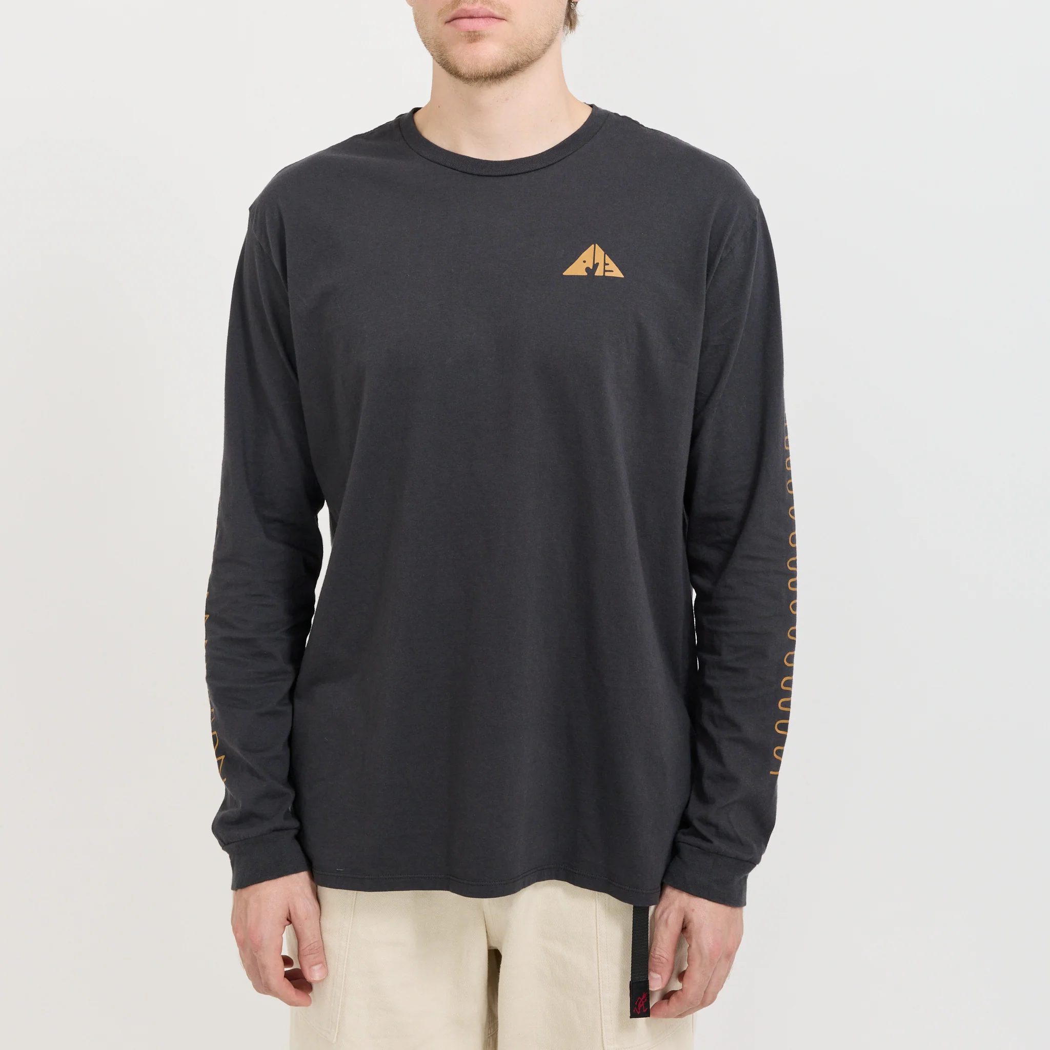 L/S Driftaways Organic T-Shirt Ink Black - Image 5