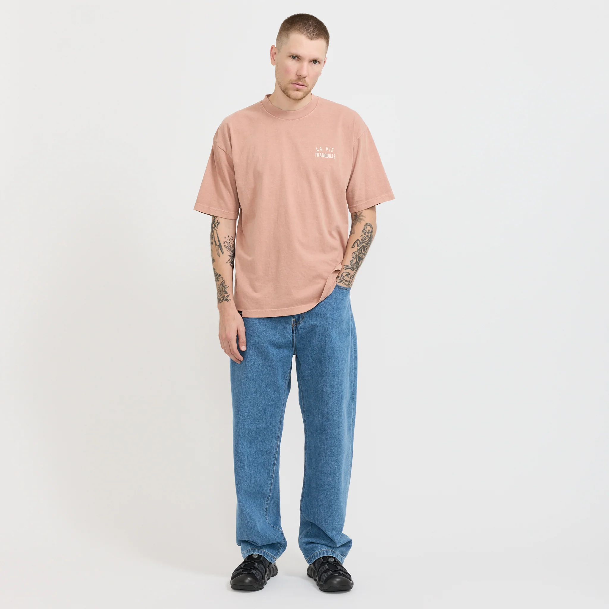 La Vie Tranquille Tee Rose Quartz - Image 2