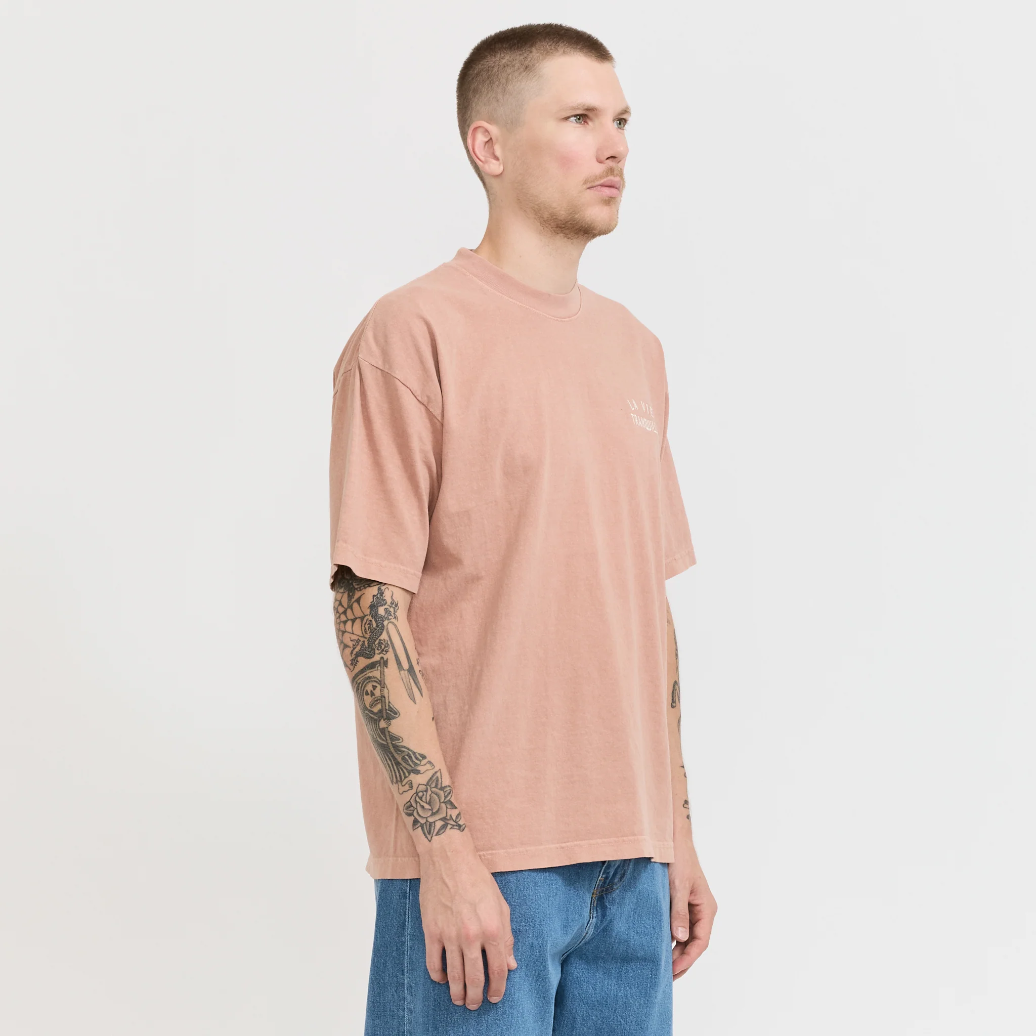 La Vie Tranquille Tee Rose Quartz - Image 3