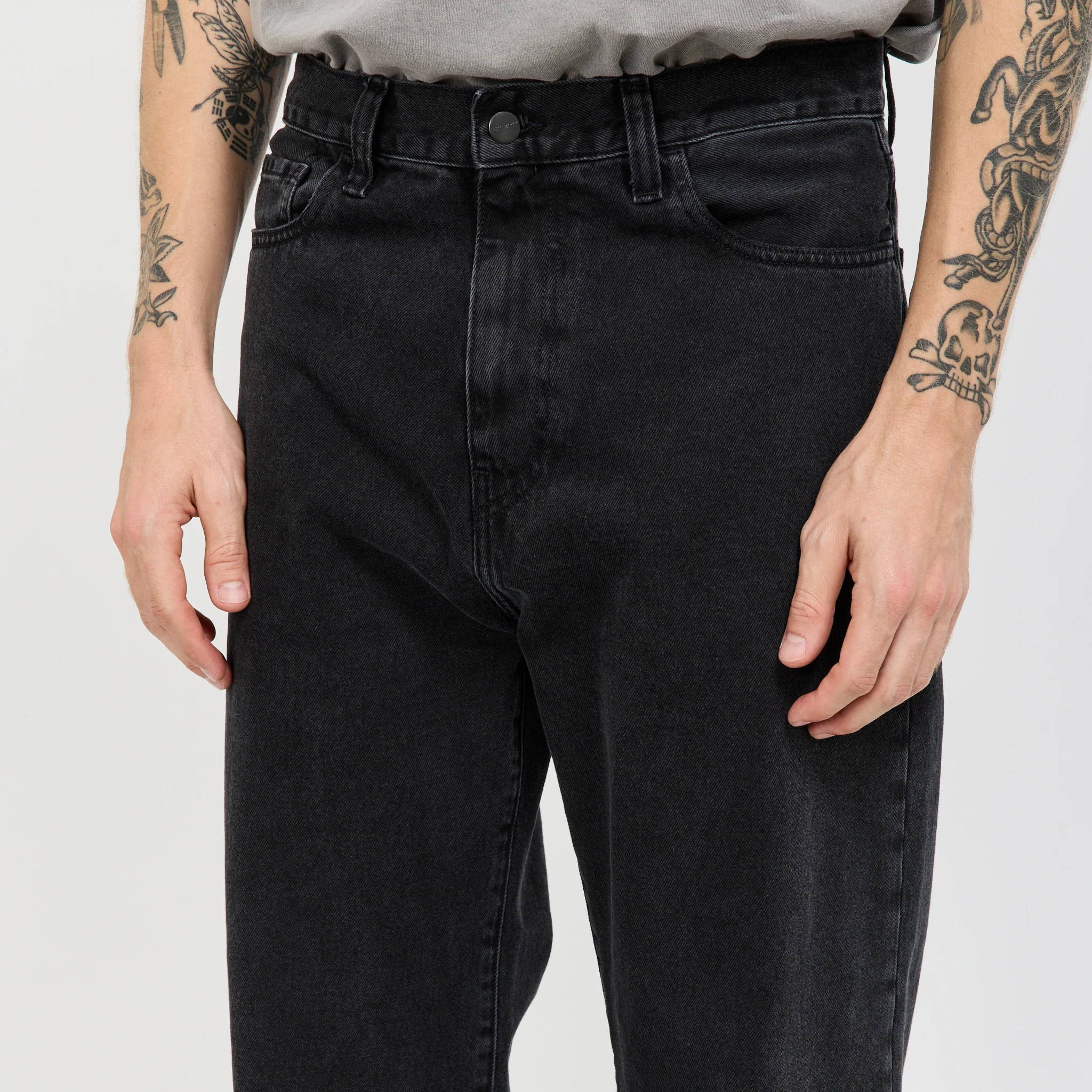 Landon Pant Black Stone Washed - Image 5