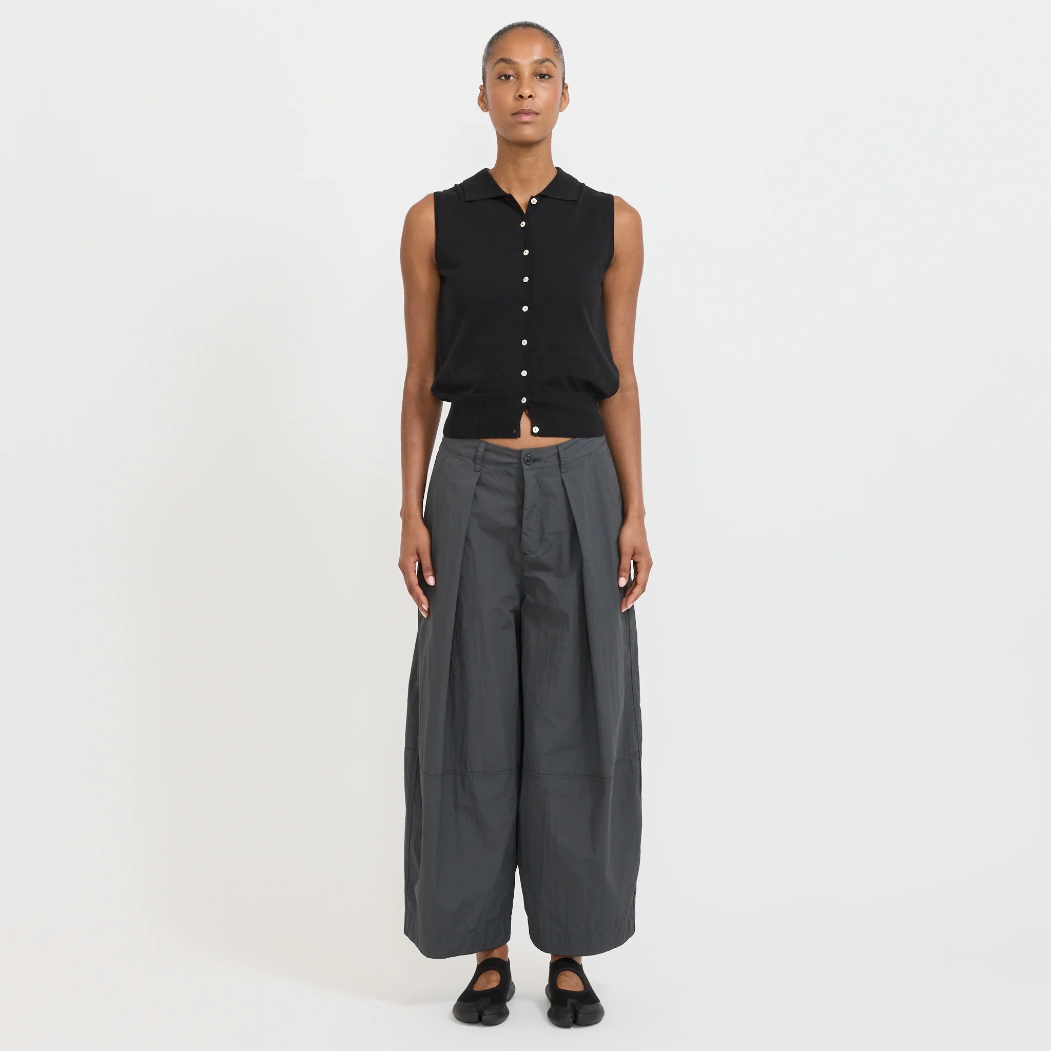 Lash Sleeveless Knit Top Black - Image 6