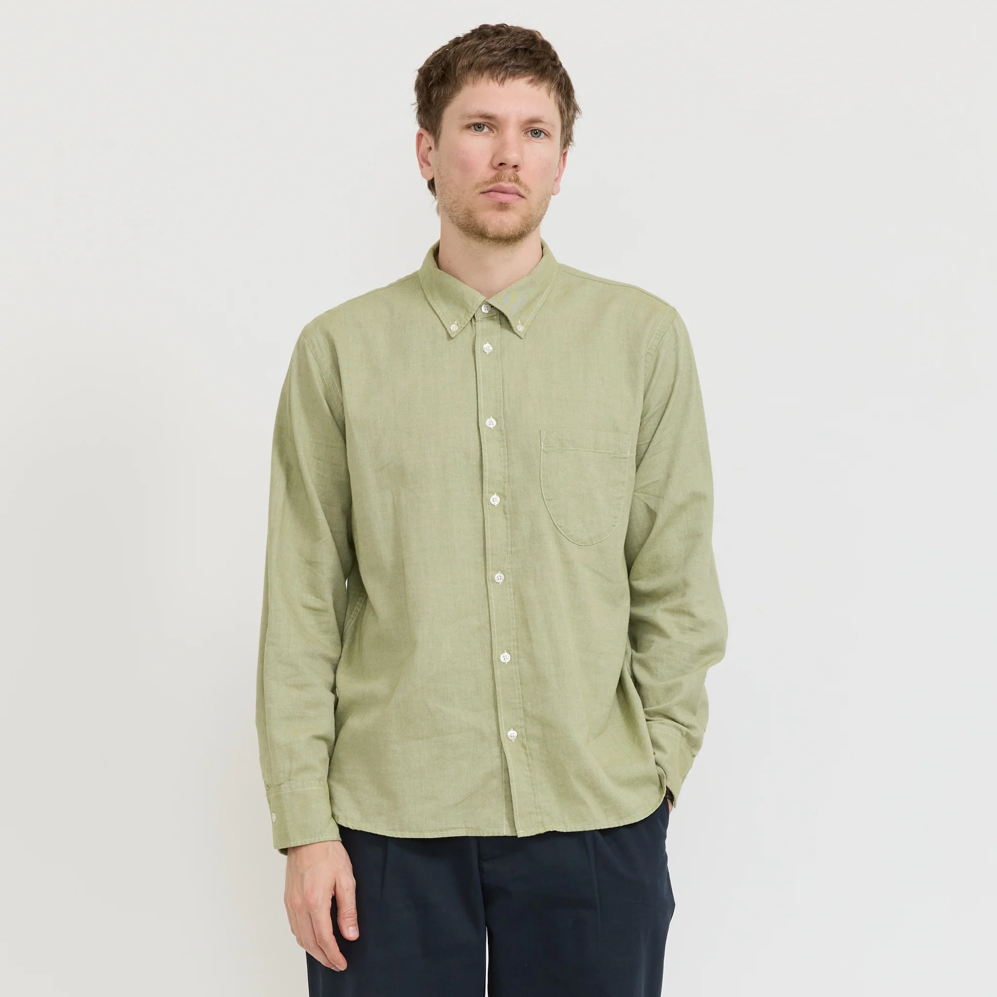 Lazy Day Shirt Neptune Cotton Green