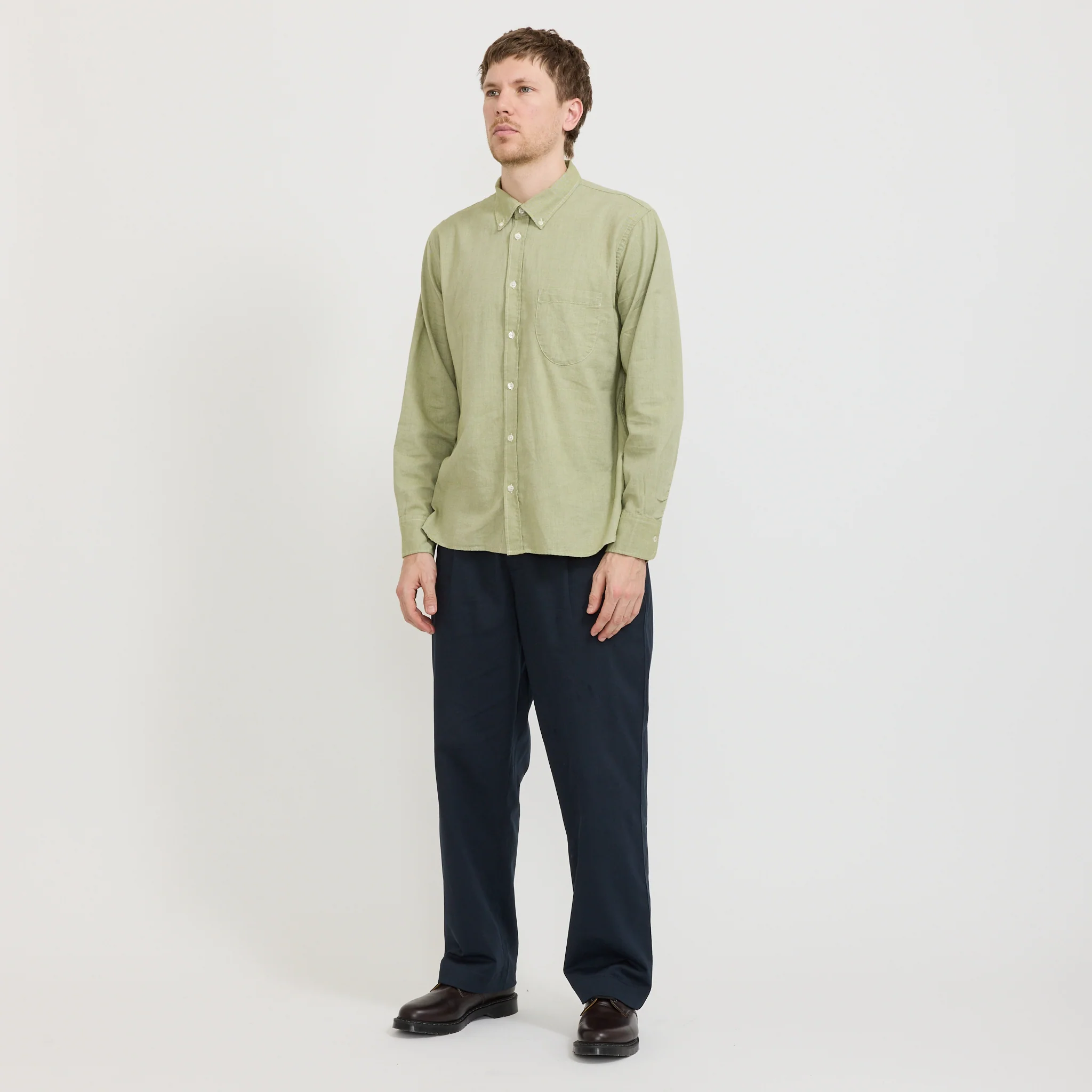 Lazy Day Shirt Neptune Cotton Green - Image 2