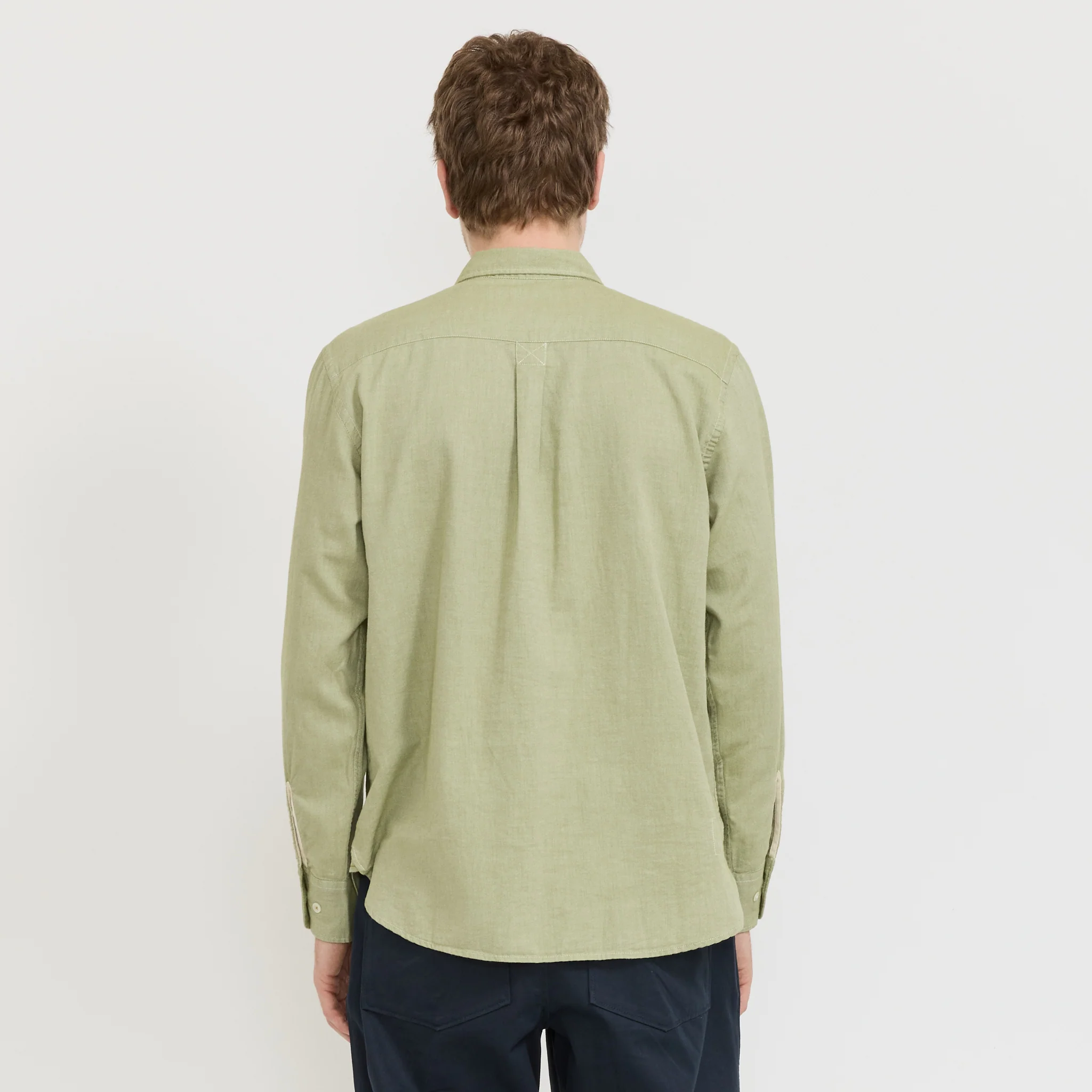 Lazy Day Shirt Neptune Cotton Green - Image 4