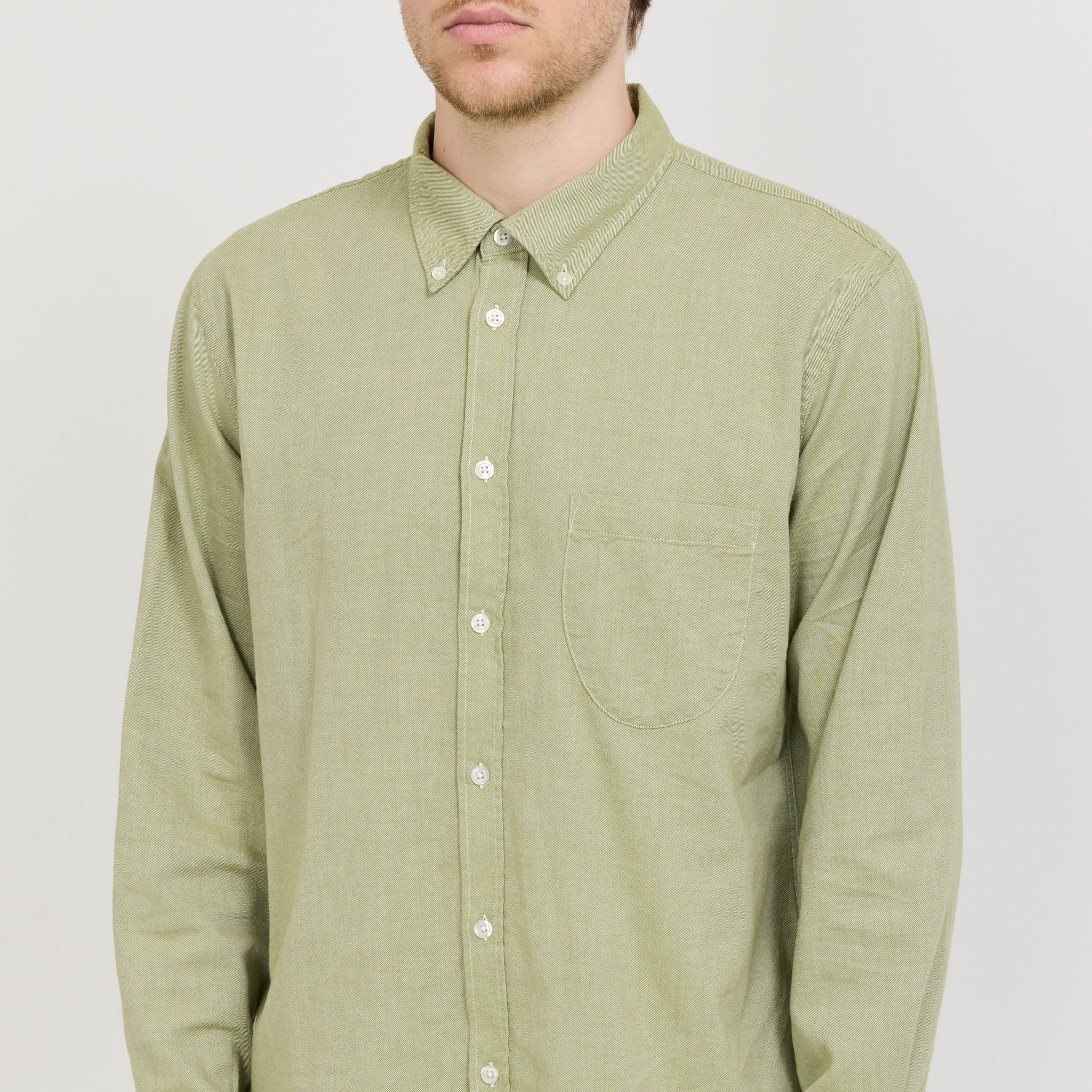 Lazy Day Shirt Neptune Cotton Green - Image 5