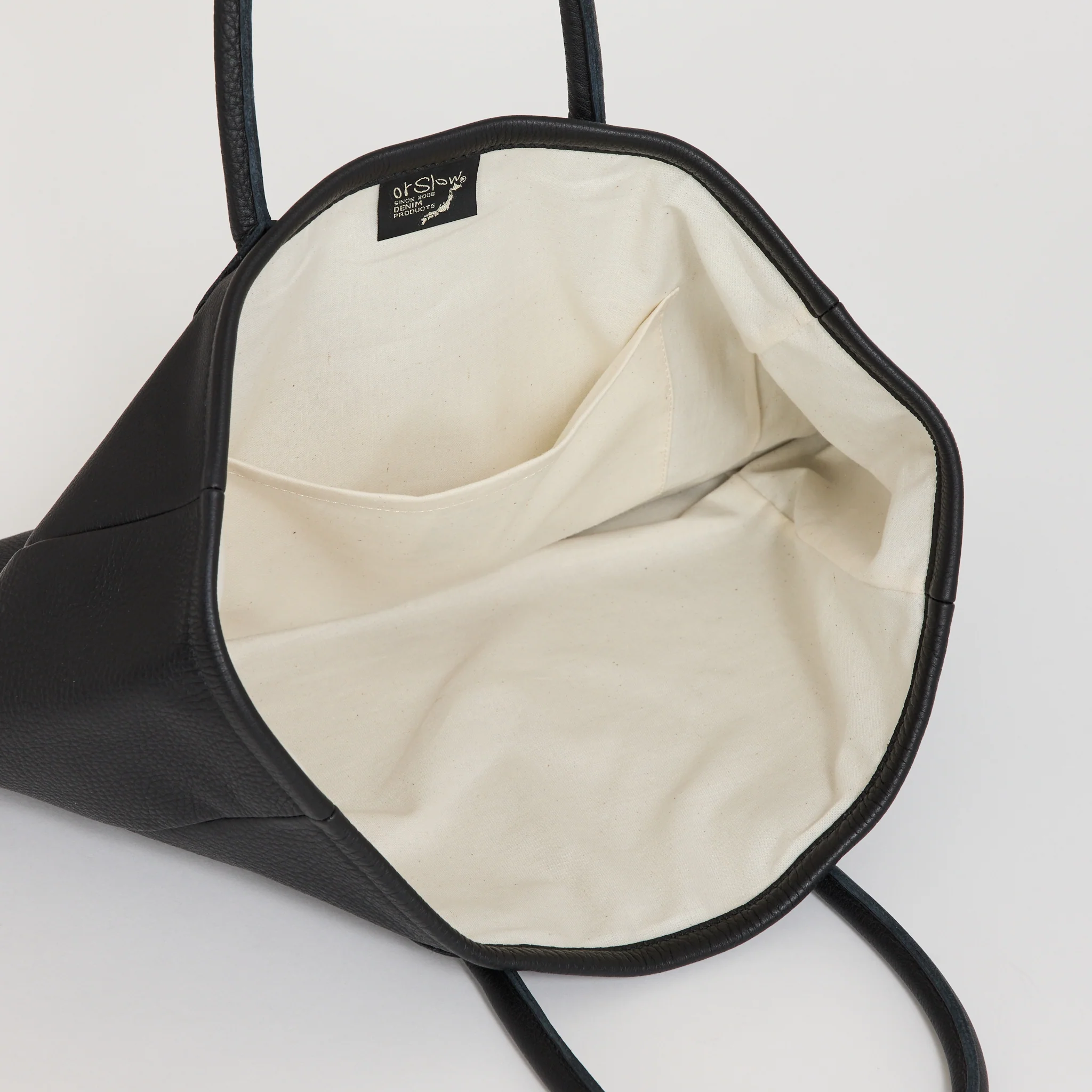 Leather Tote Black - Image 2