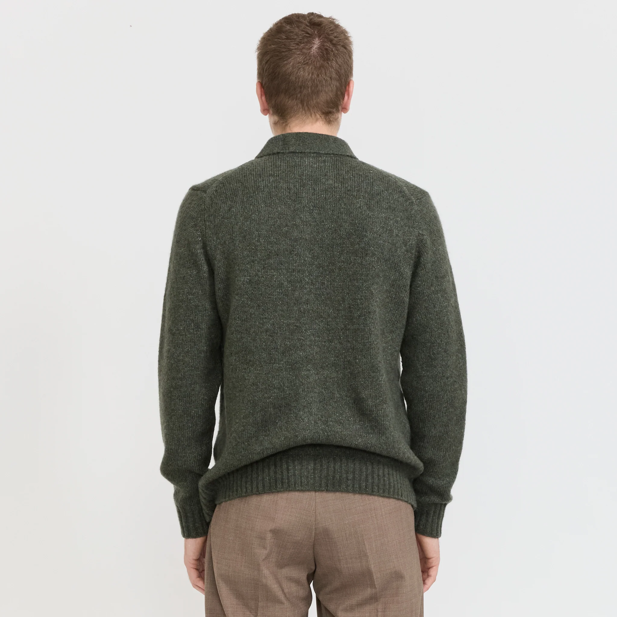 Lee Merino Blend Cardigan Capers - Image 4