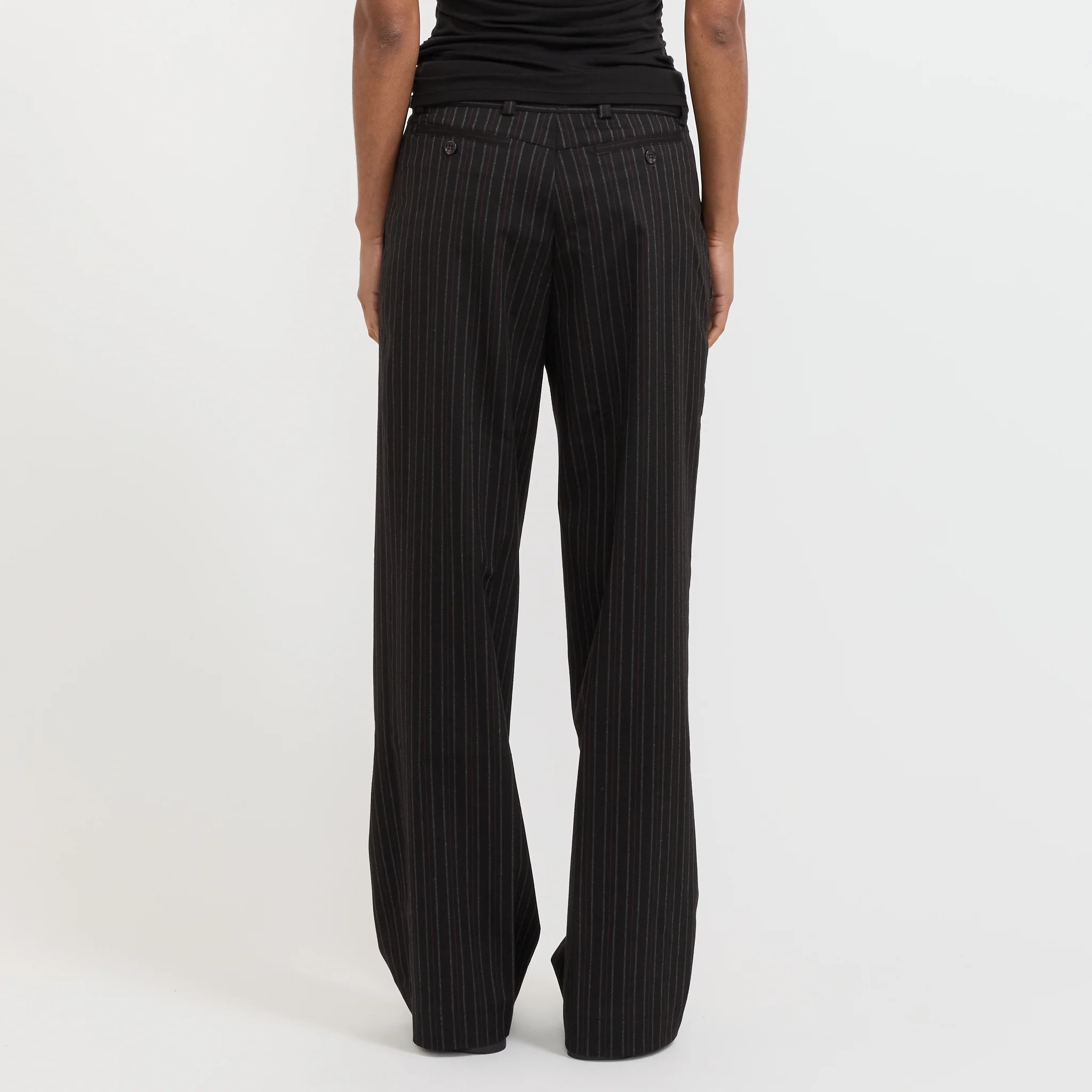 Lennox Trousers Heavy Lead Pinstripe - Image 4