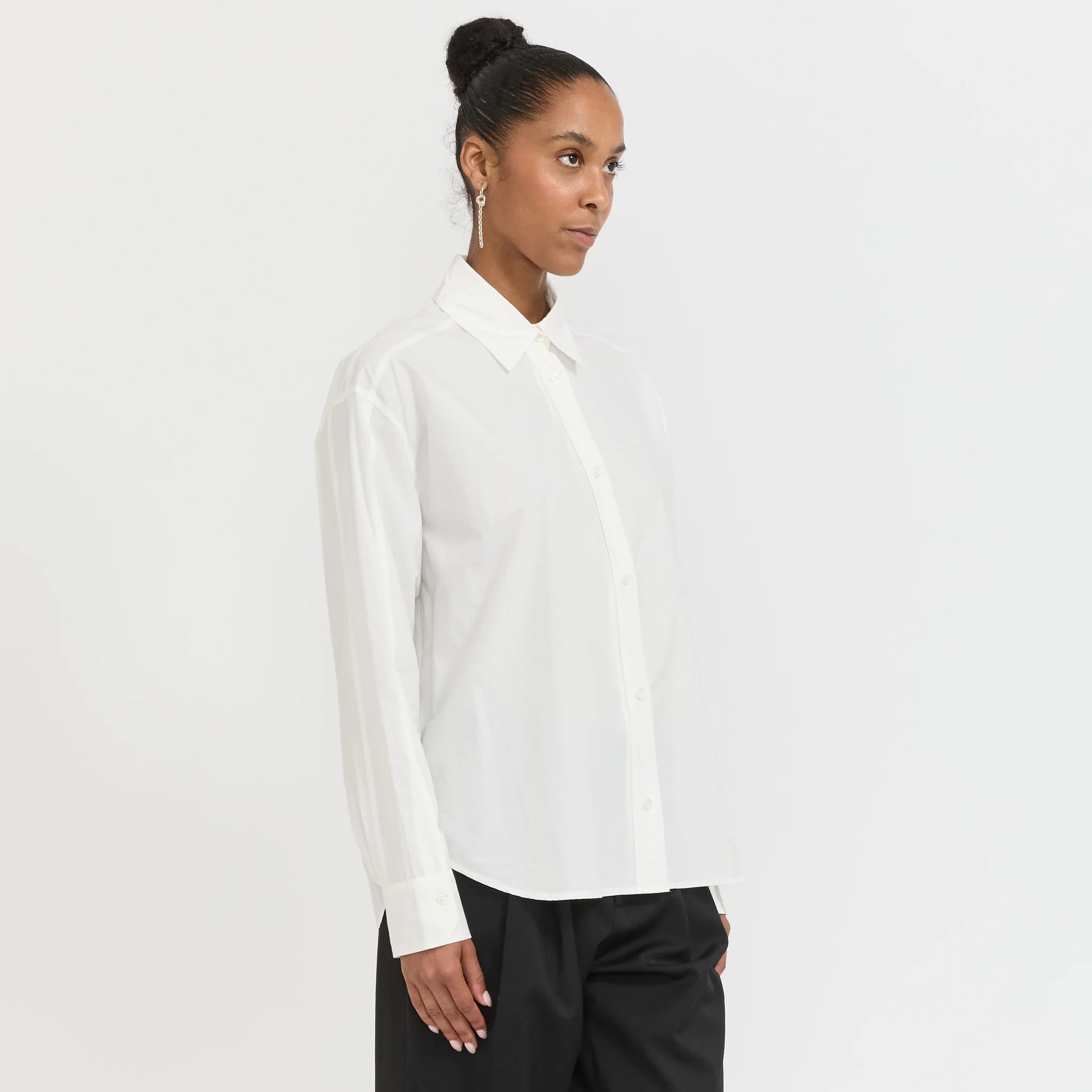 Lenoa Panel Shirt Bright White - Image 3