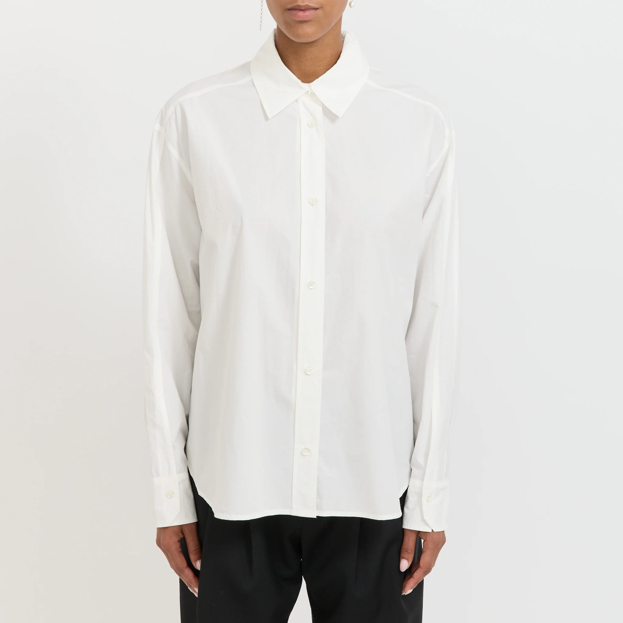 Lenoa Panel Shirt Bright White - Image 5