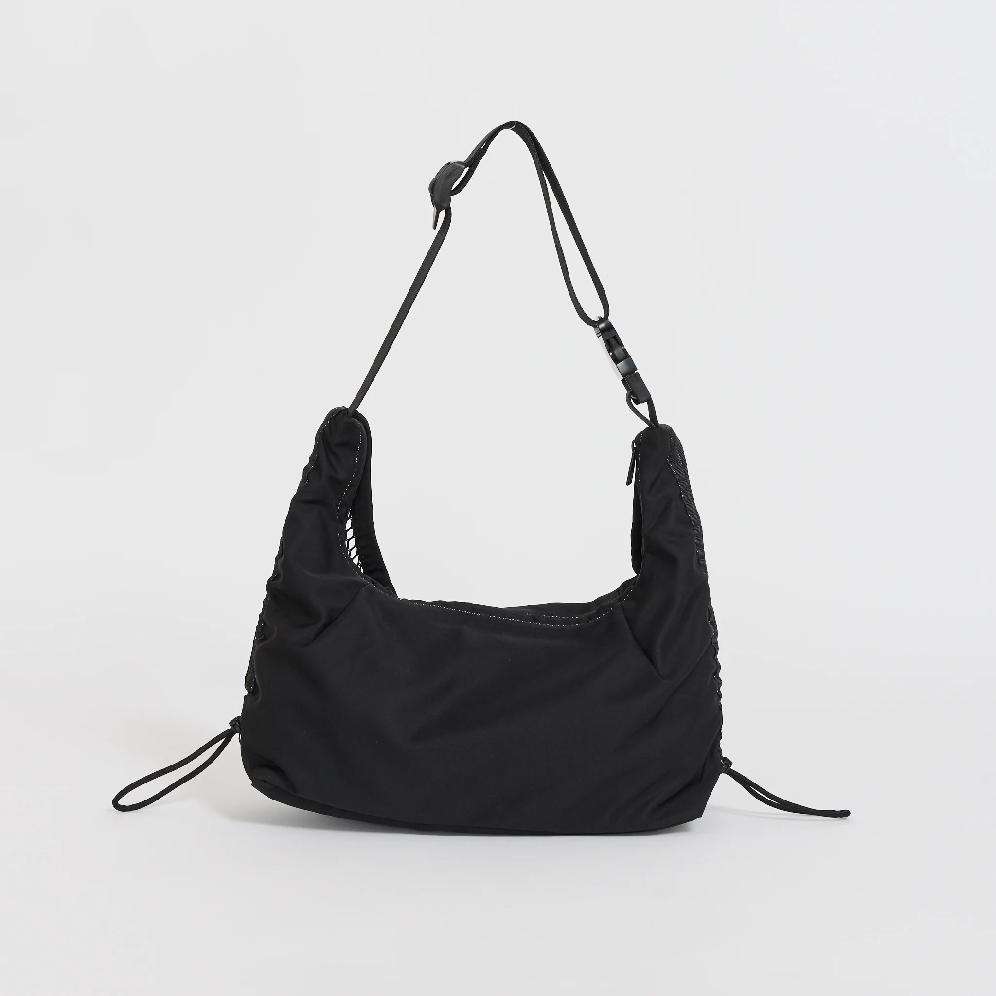 Little Hey Sling Bag Black Criss-Cross - Image 3