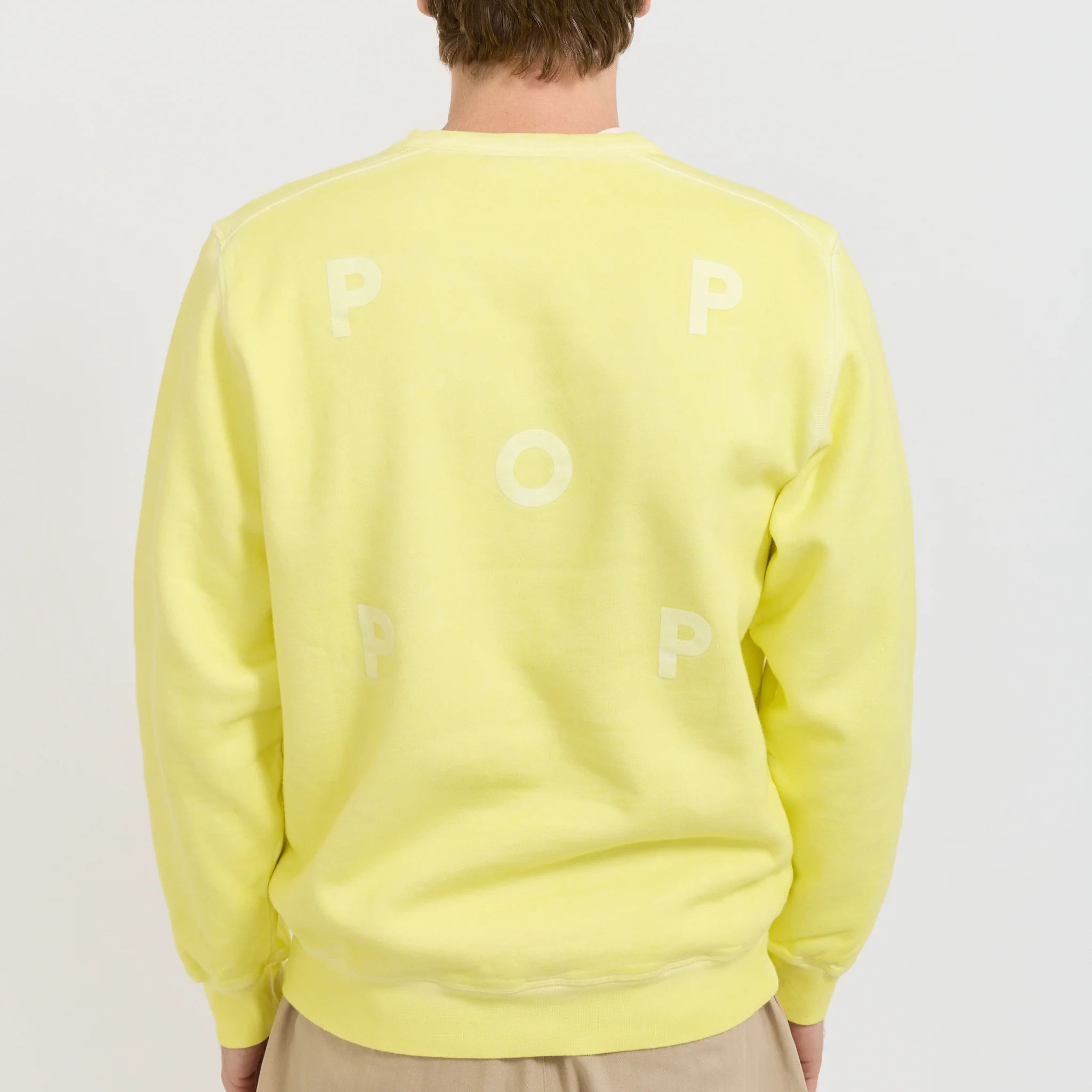Logo Crewneck Sweat Lemon Grass - Image 6