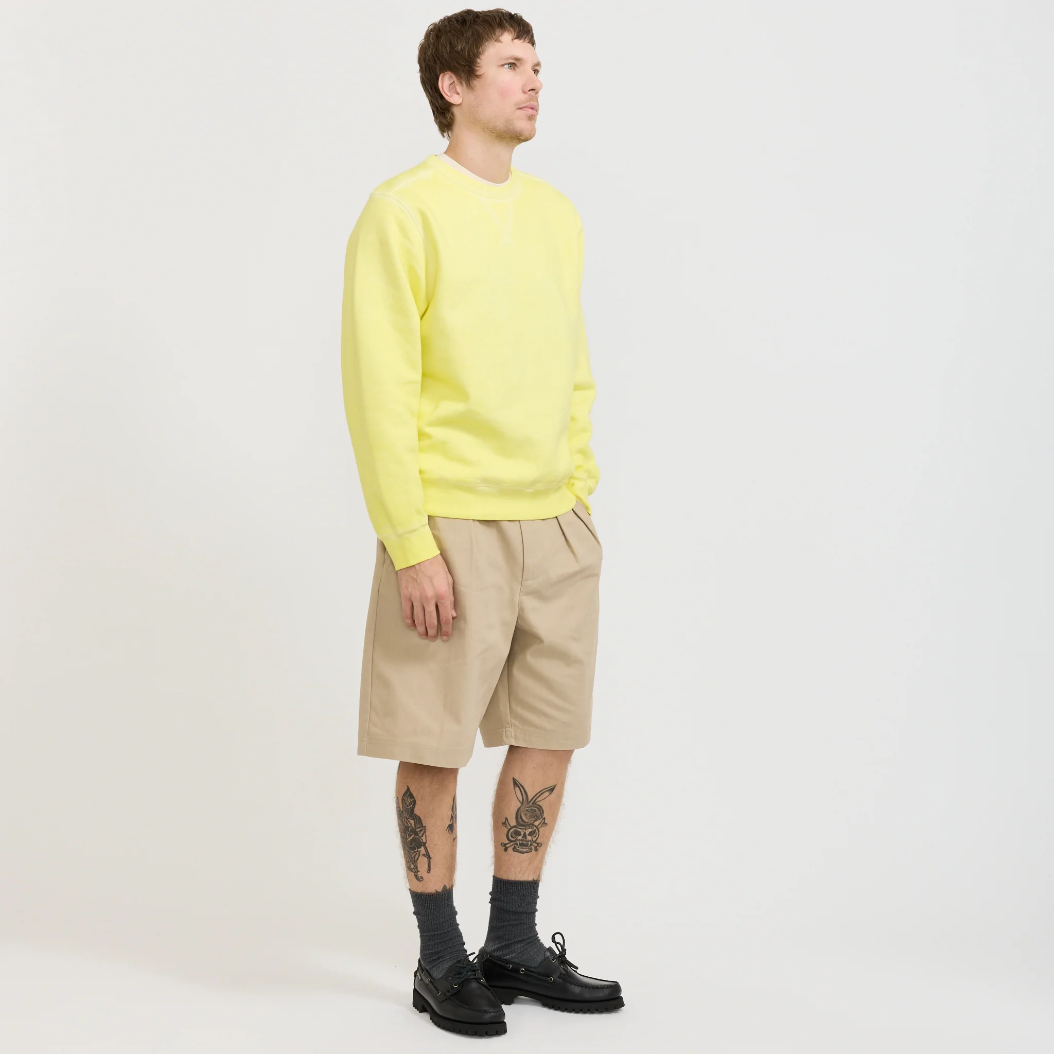 Logo Crewneck Sweat Lemon Grass - Image 8