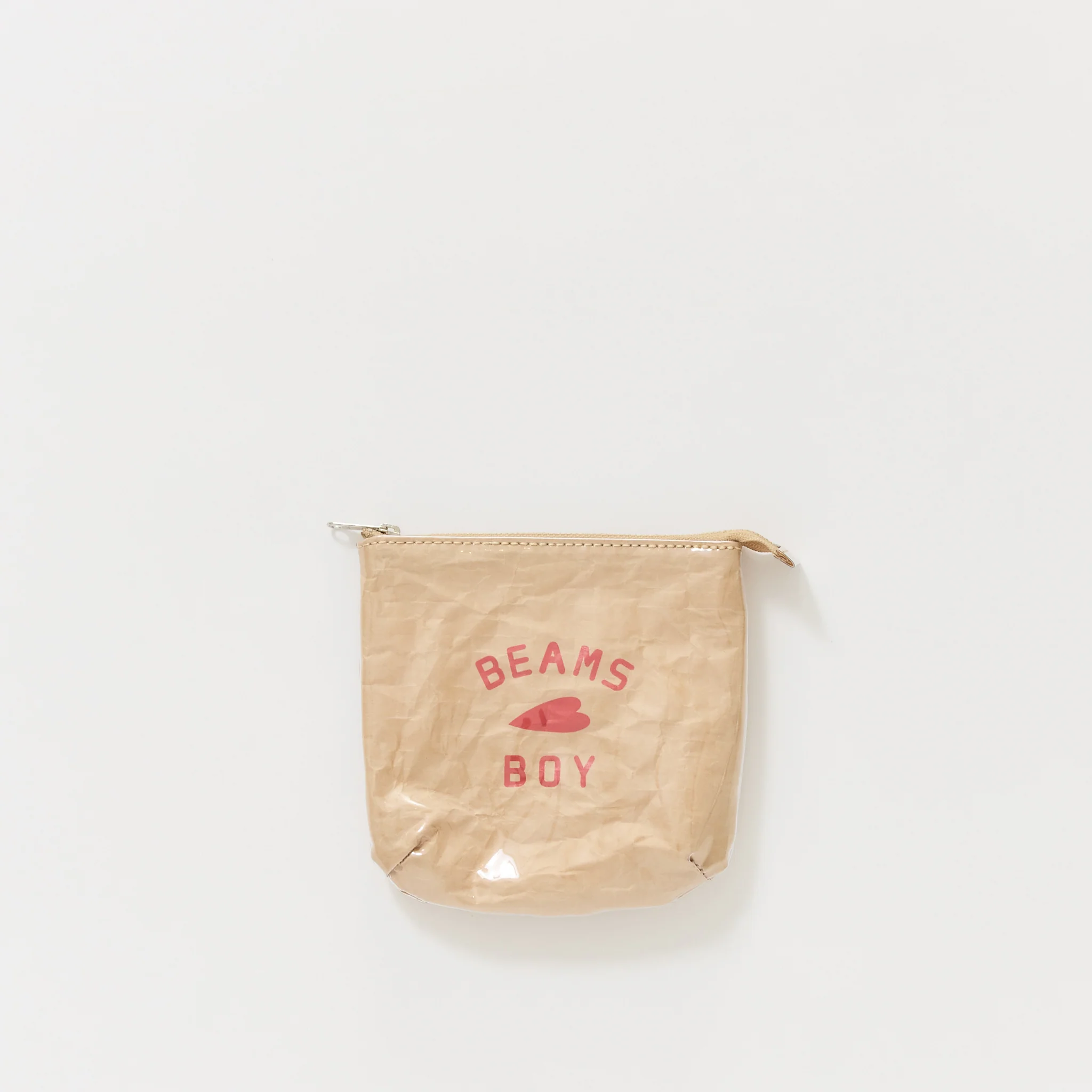Logo Pouch Beige