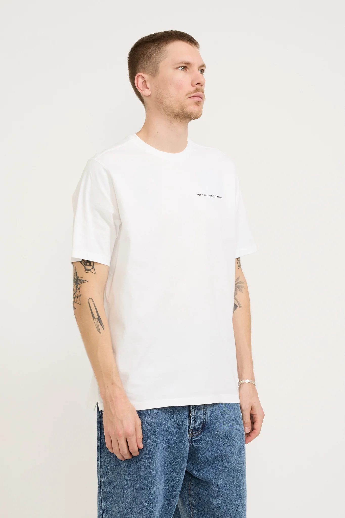 Logo T-Shirt White/Black - Image 4