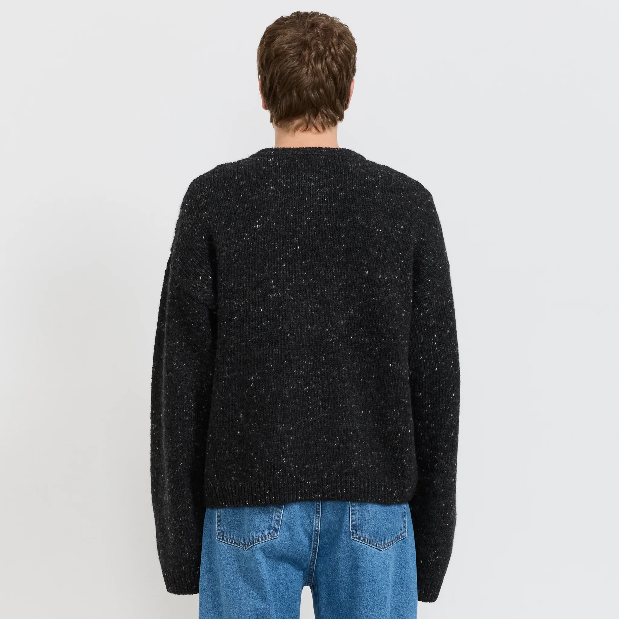 Logohead Alpaca Crewneck Sweater Charcoal - Image 4