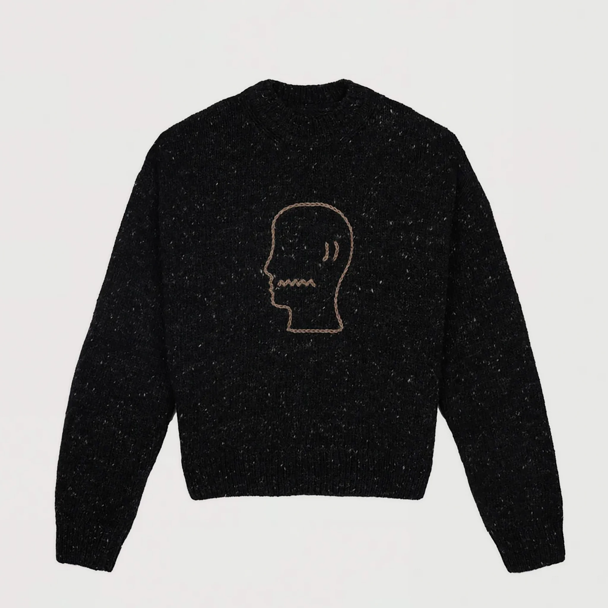 Logohead Alpaca Crewneck Sweater Charcoal - Image 8