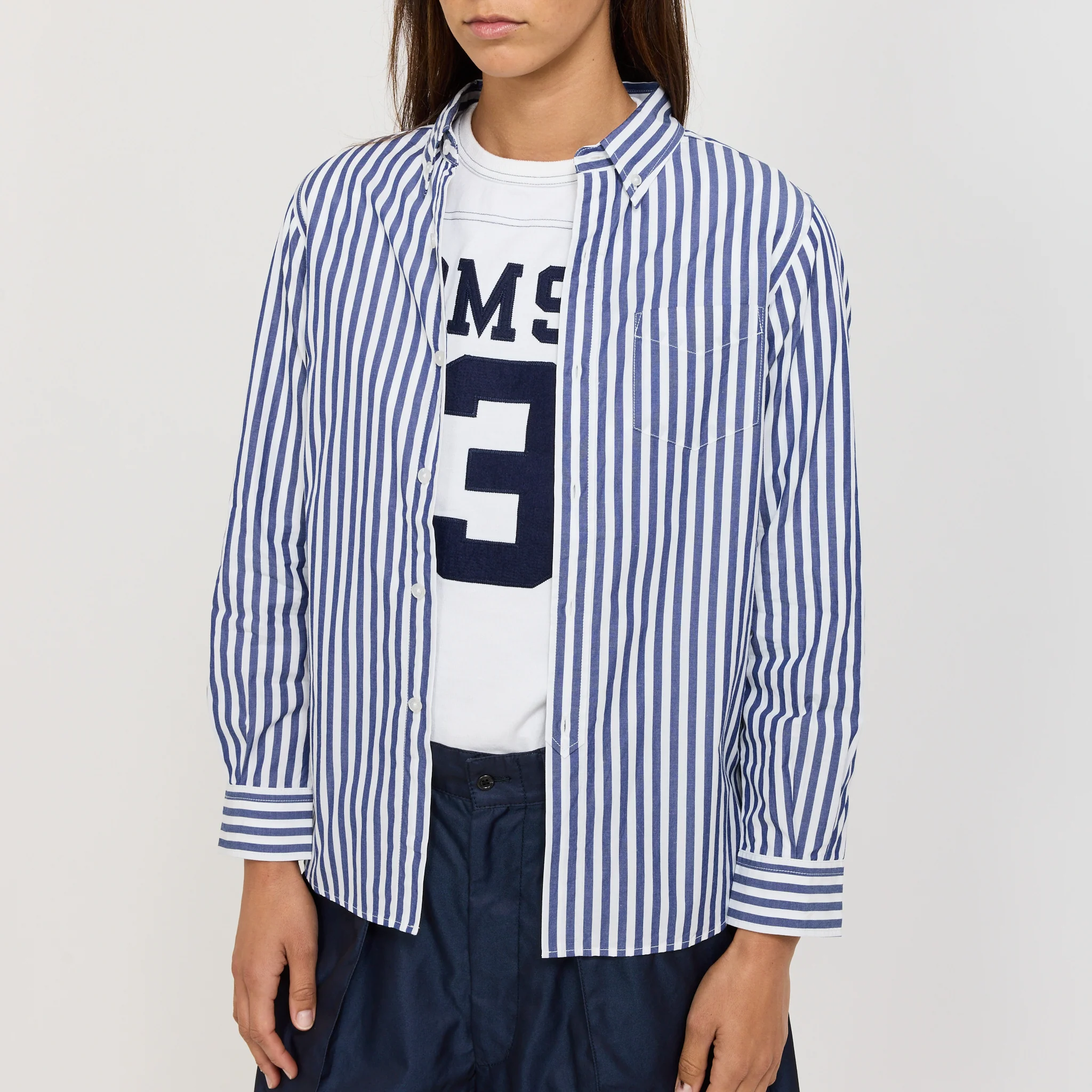 London Stripe B.D Navy - Image 6
