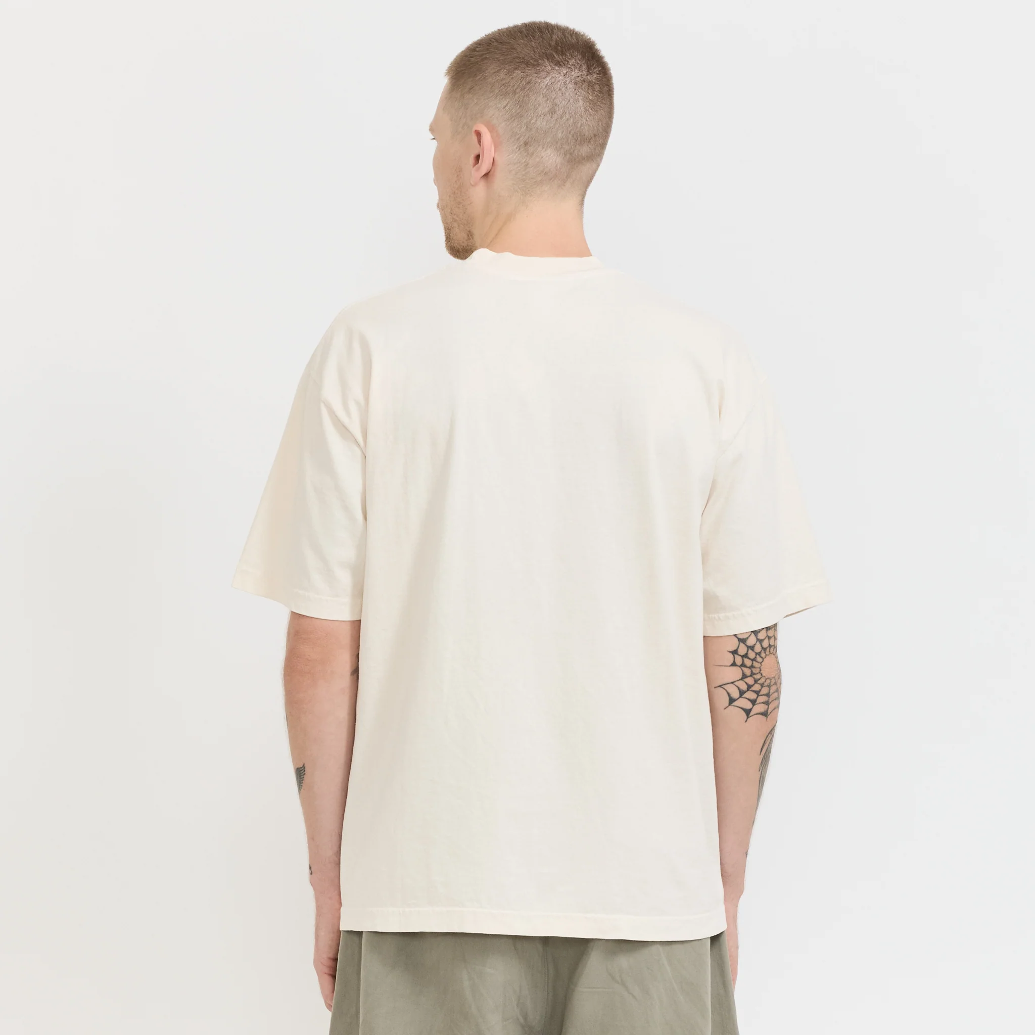 Lonely Palm x Middle Of Nowhere Embroidered Tee Cream - Image 4