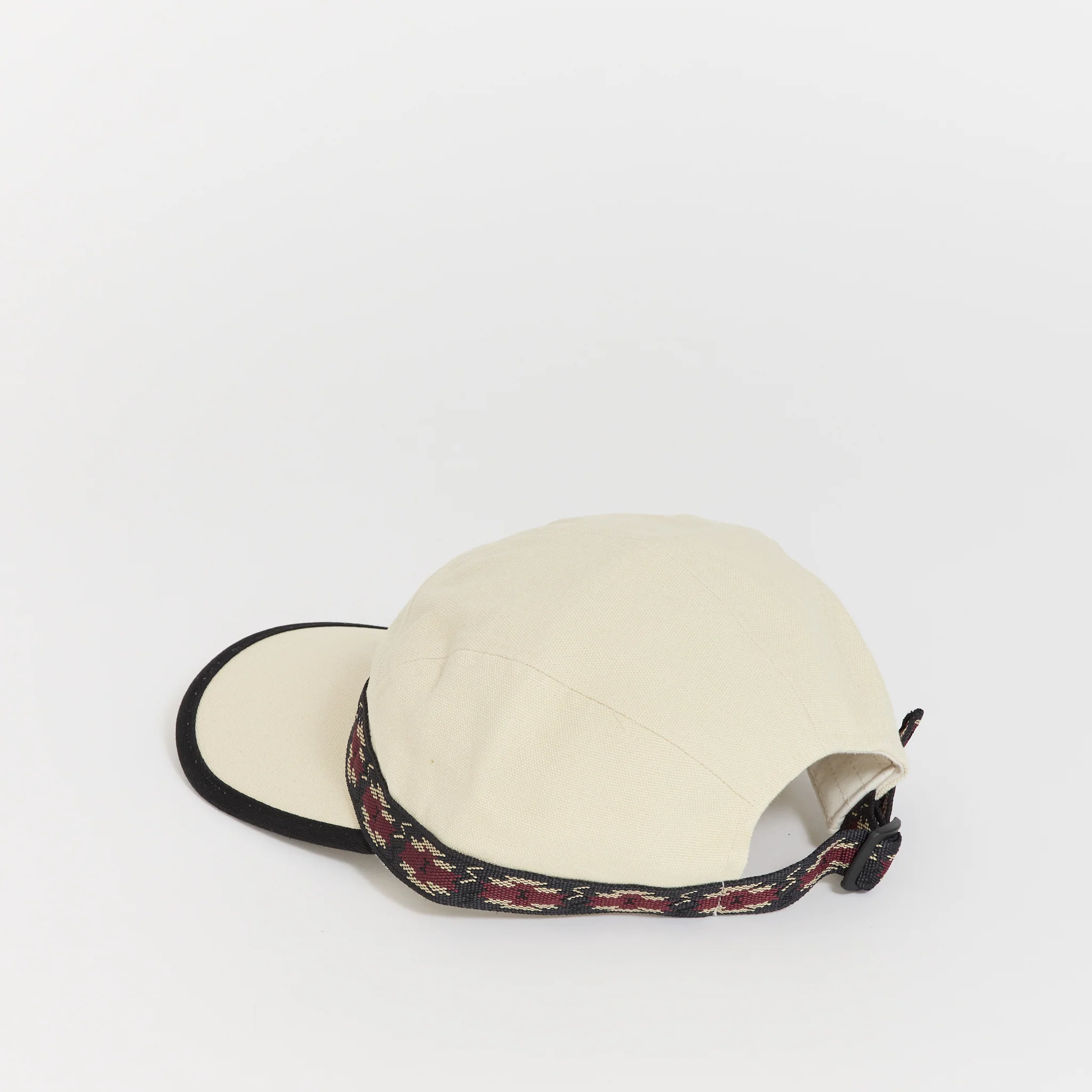 Long Bill Strap Cap Ivory - Image 2