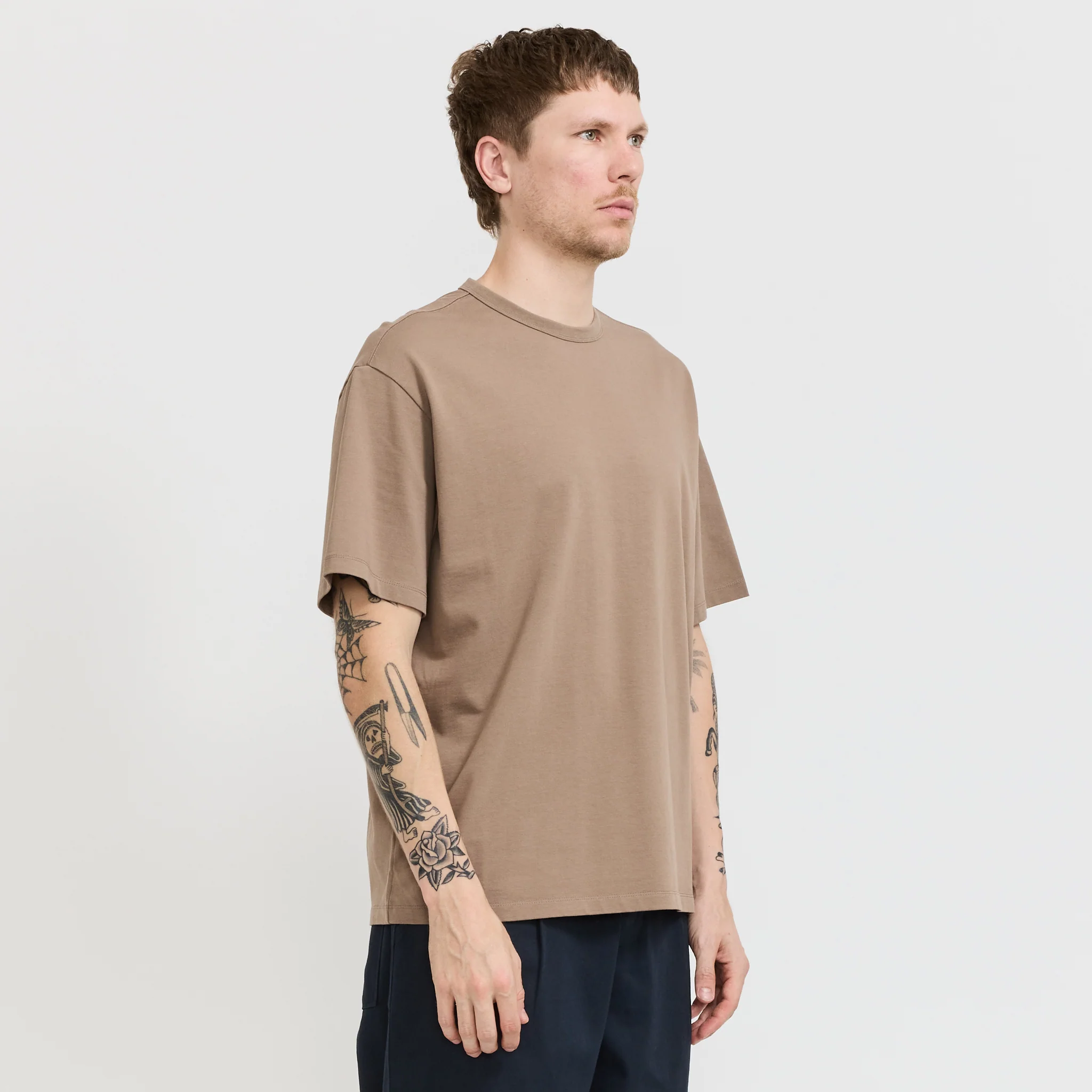 Loose Fit T-Shirt Fossil - Image 3