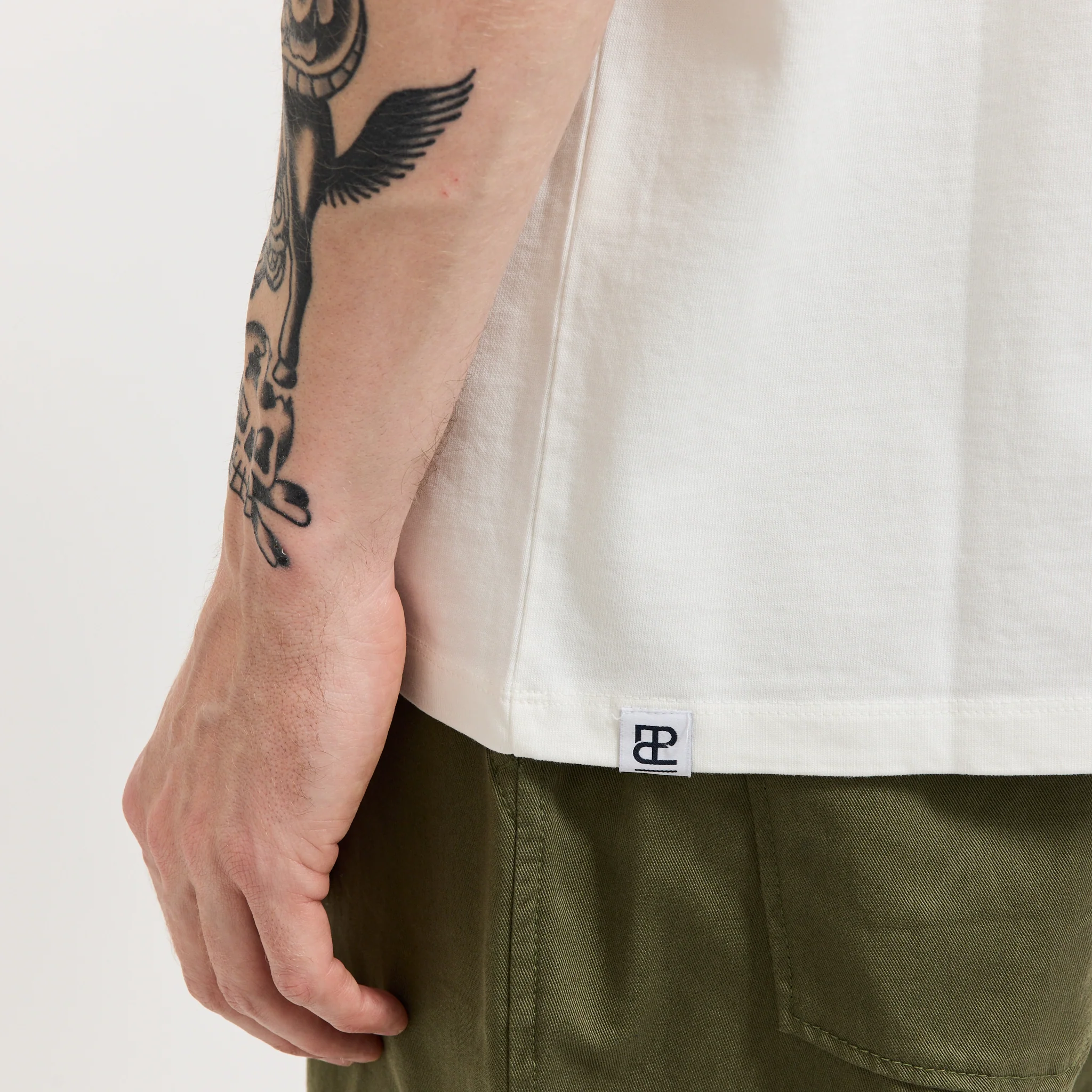 Loose Fit T-Shirt Off White - Image 10