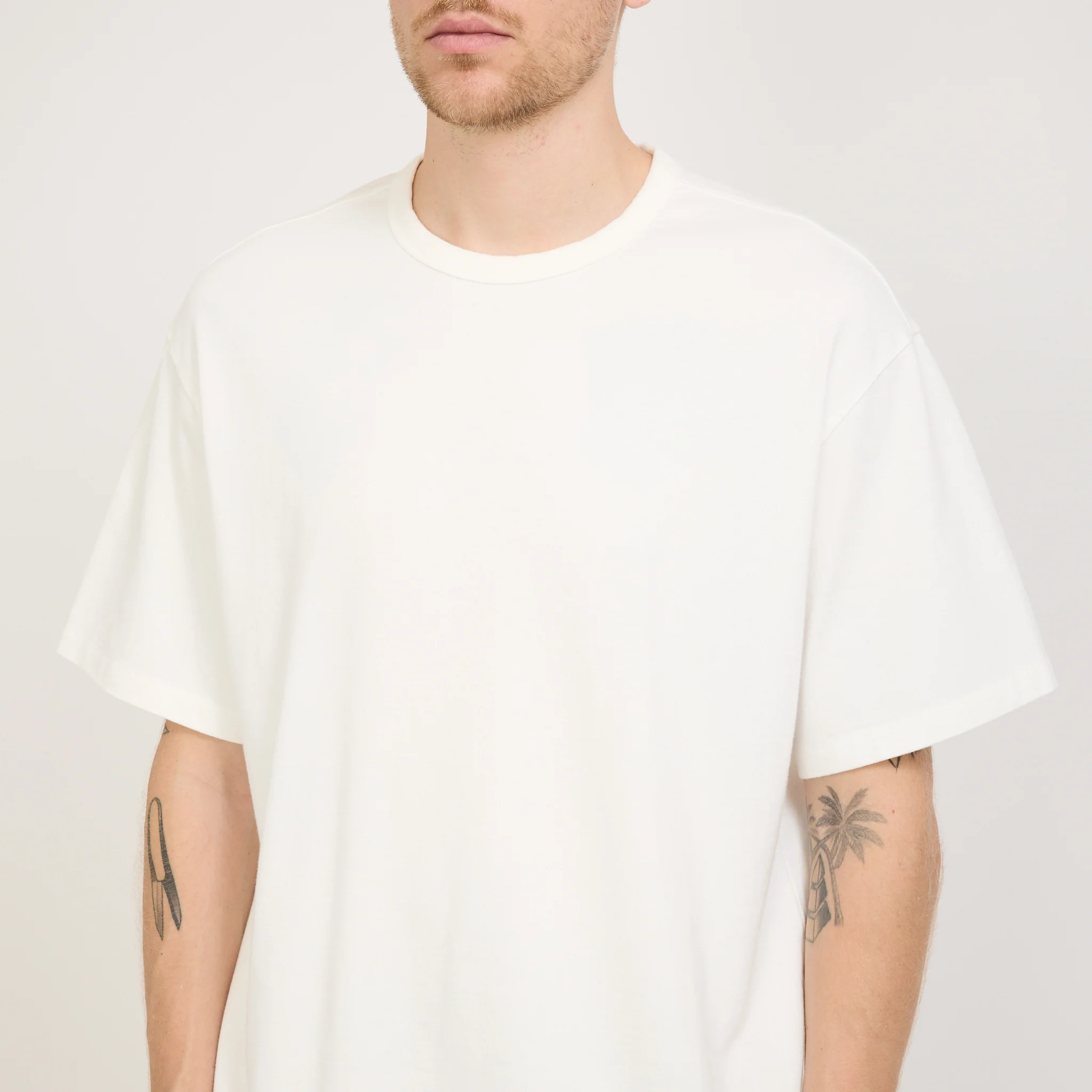 Loose Fit T-Shirt Off White - Image 5
