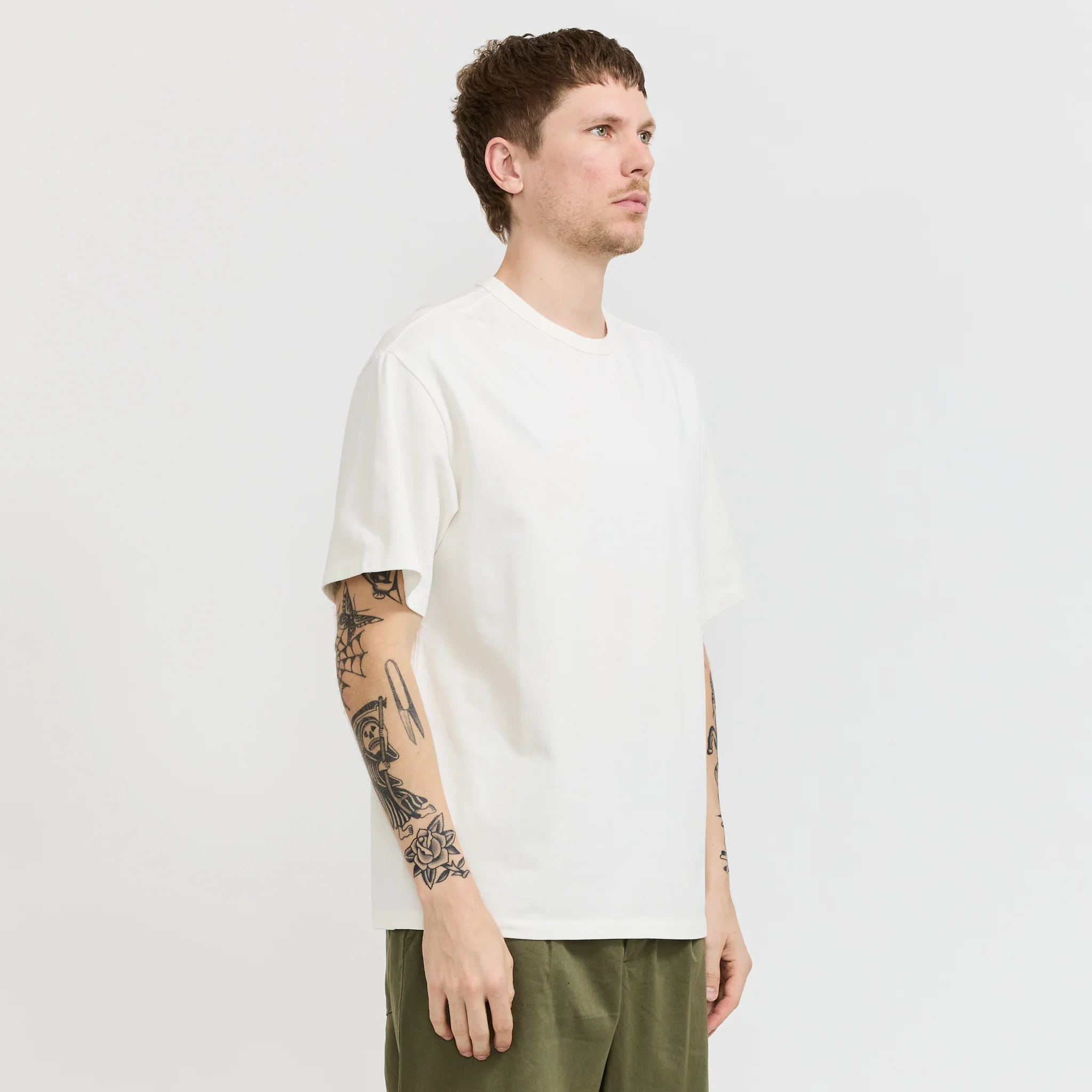 Loose Fit T-Shirt Off White - Image 7