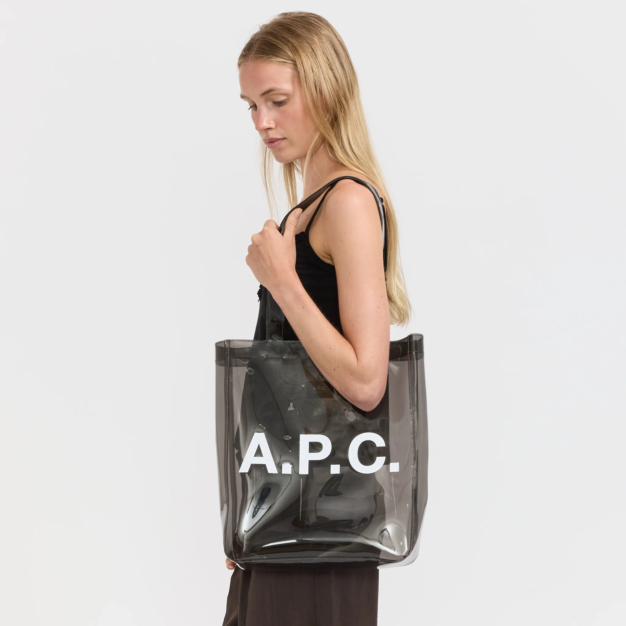 Lou Tote Transparent Anthracite - Image 5
