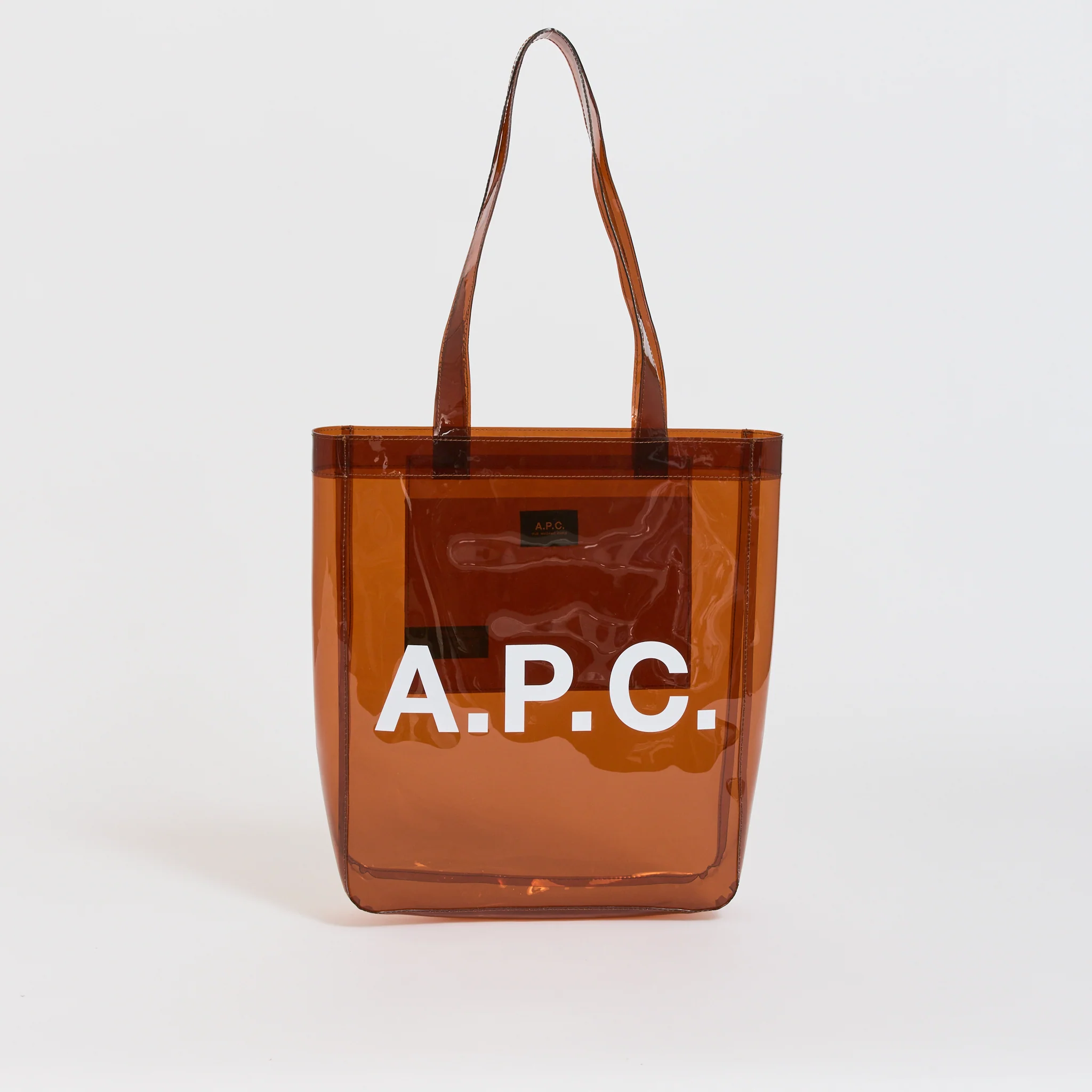 Lou Tote Transparent Dark Brown