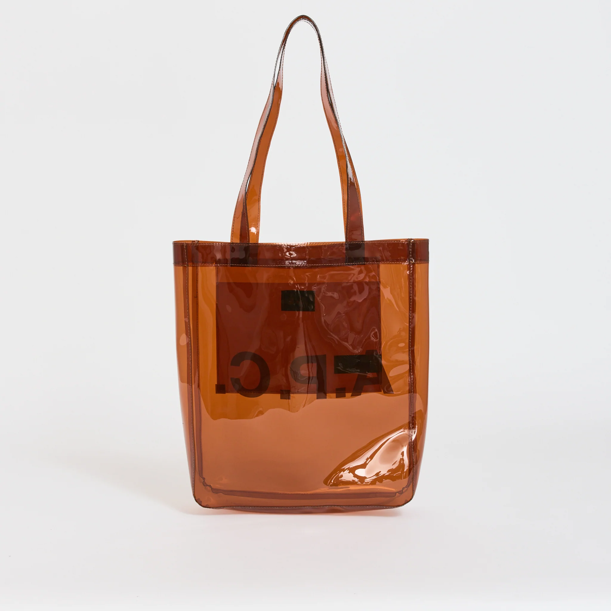 Lou Tote Transparent Dark Brown - Image 3