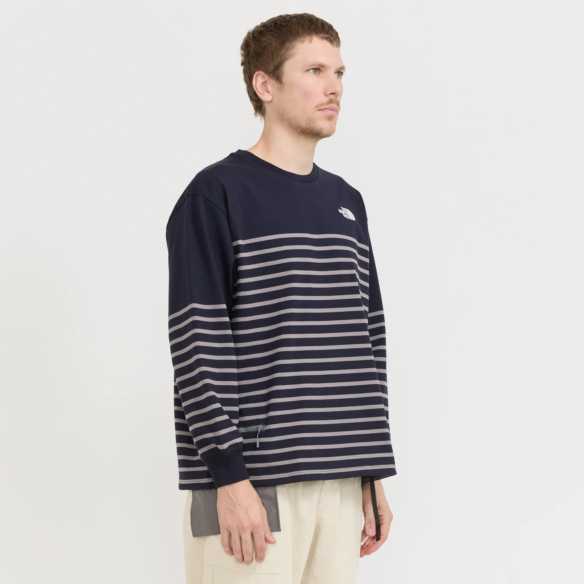 LS Stripe Top Aviator Navy - Image 3