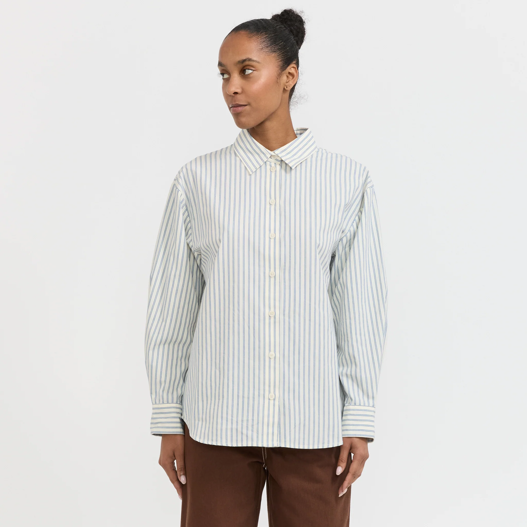 Maker Shirt Ticking Stripe