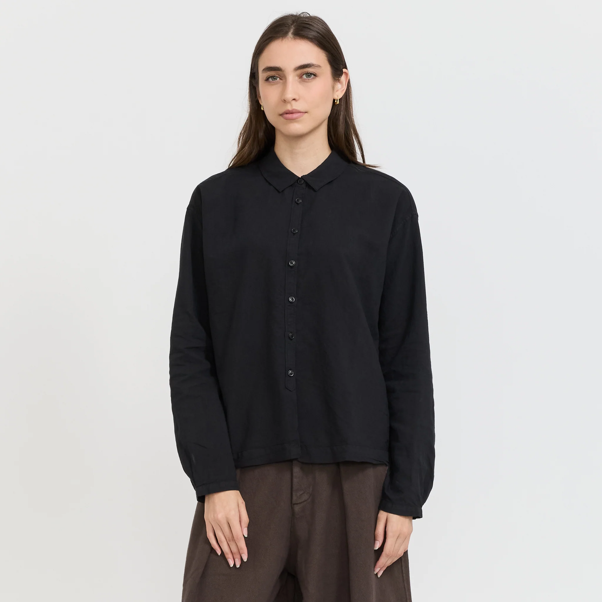 Marianne Shirt Black Linen