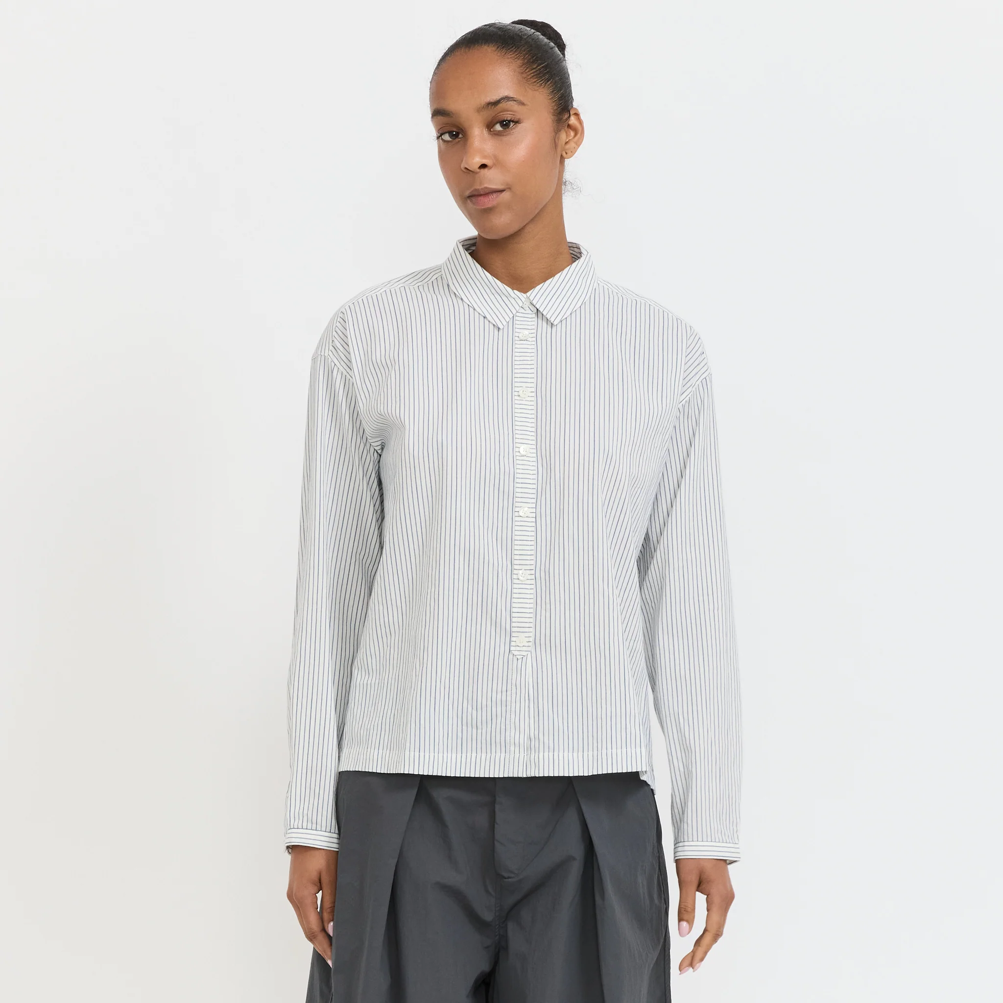 Marianne Shirt Natural/Navy