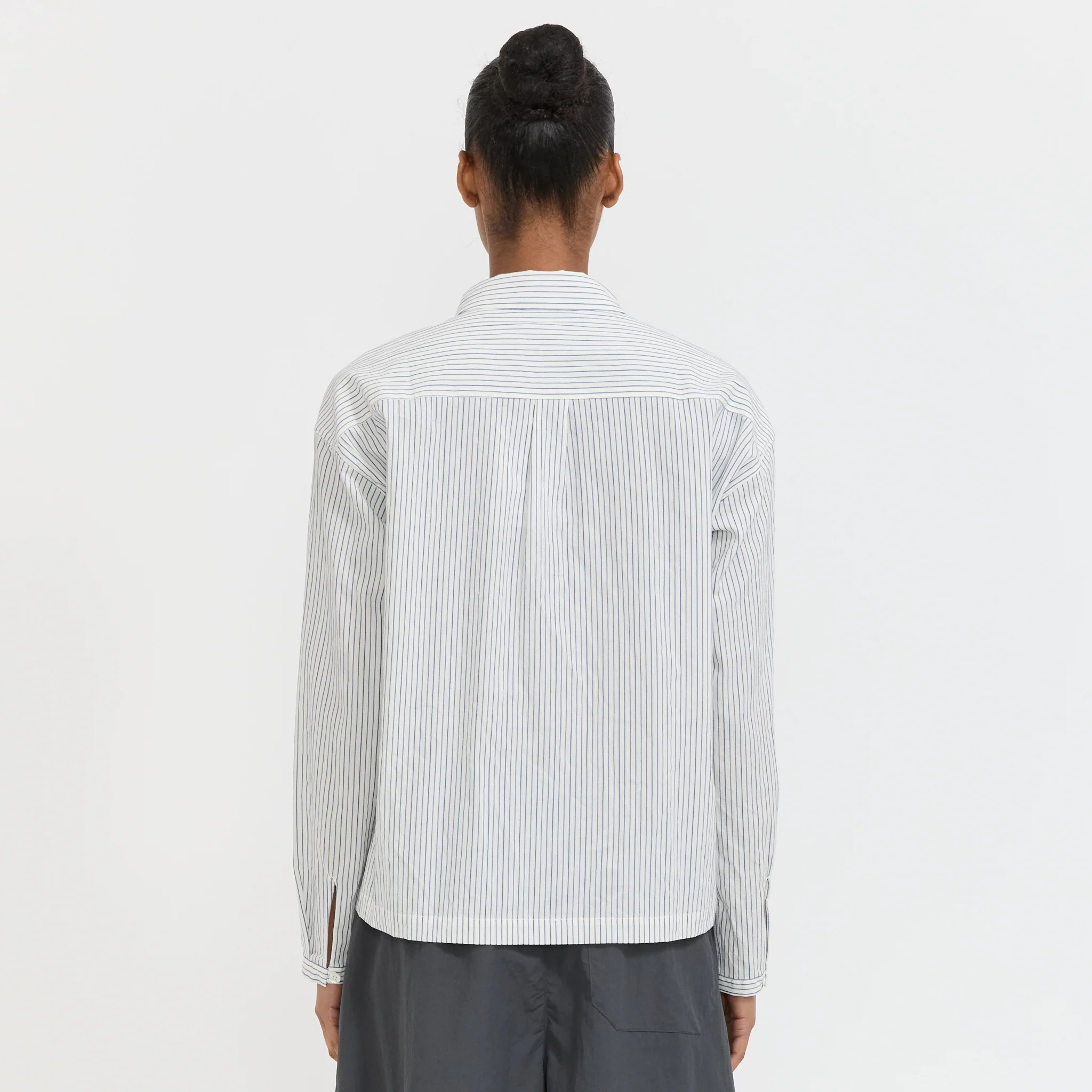 Marianne Shirt Natural/Navy - Image 4