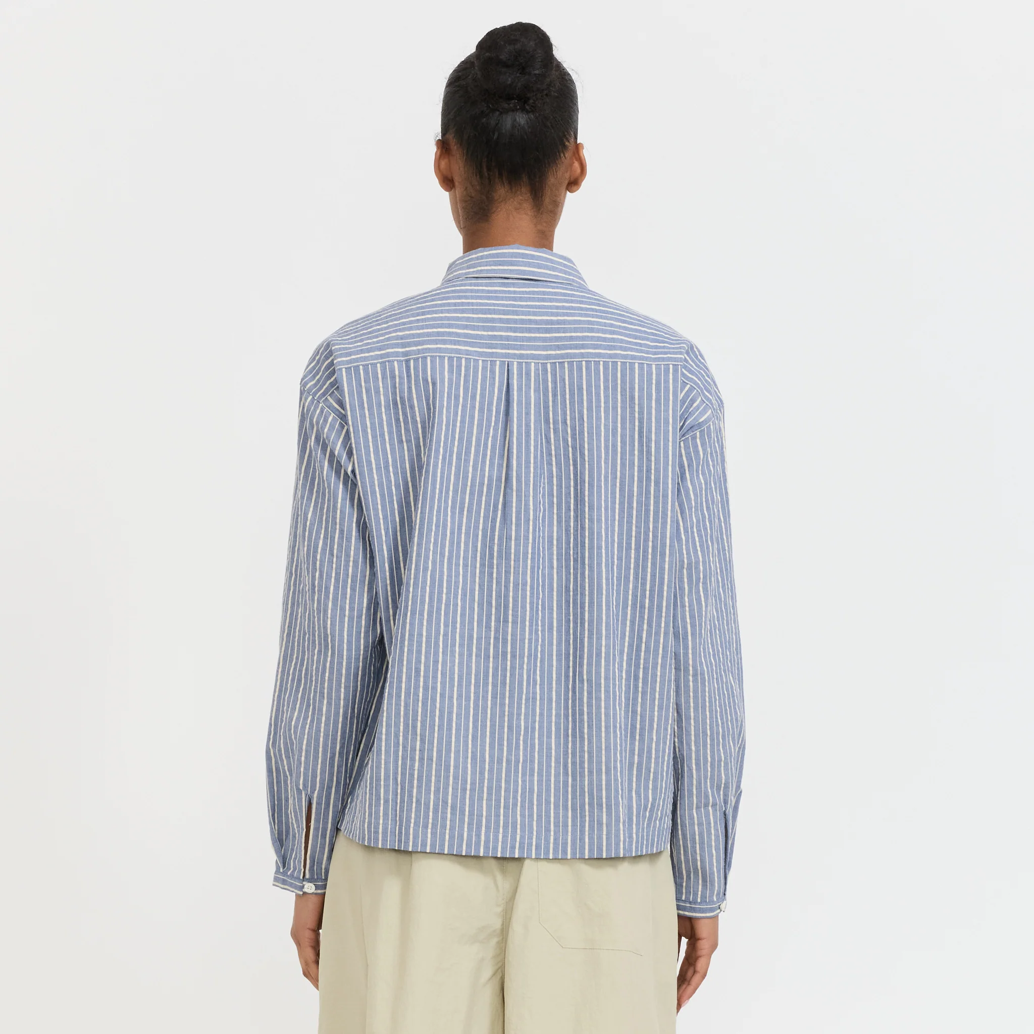 Marianne Shirt Navy/Natural - Image 4