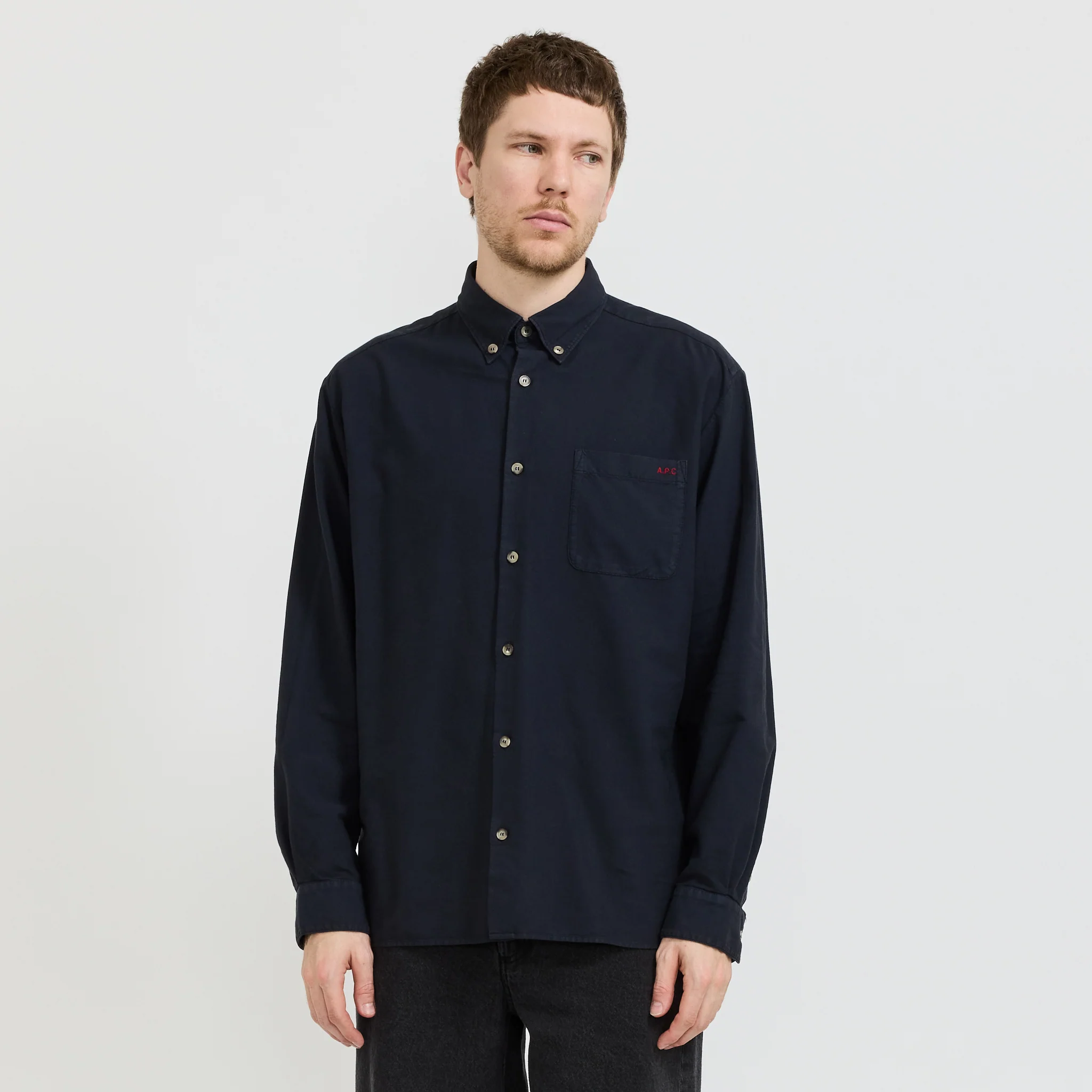 Mateo Logo Shirt Dark Navy