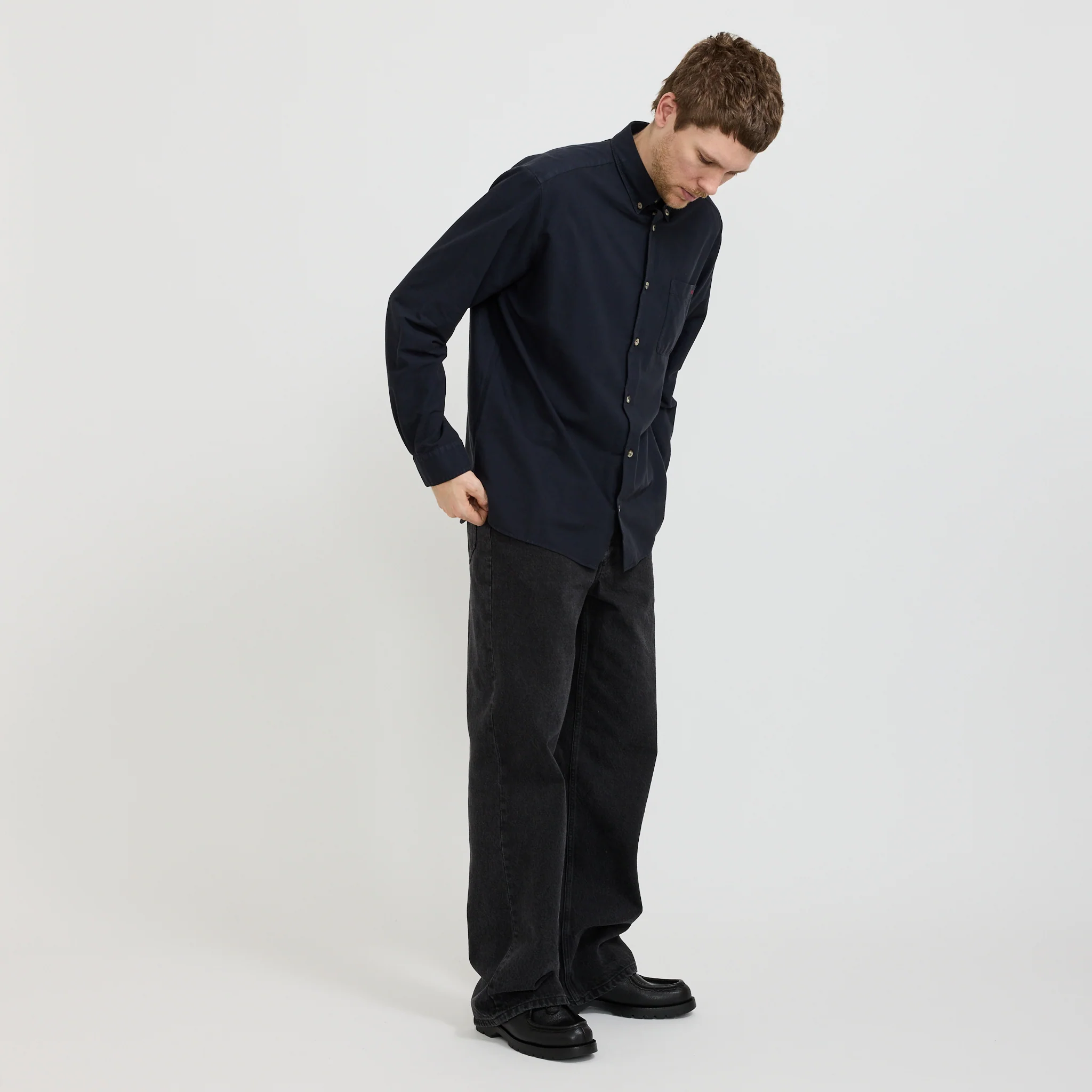 Mateo Logo Shirt Dark Navy - Image 4