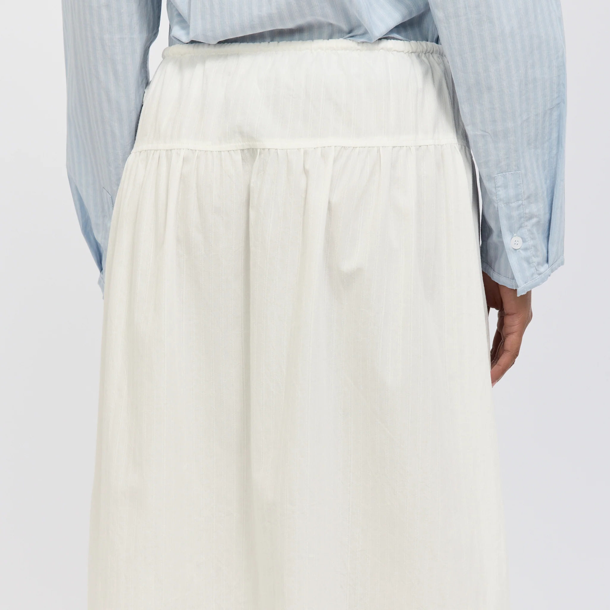 Maxi Skirt White Texture - Image 6