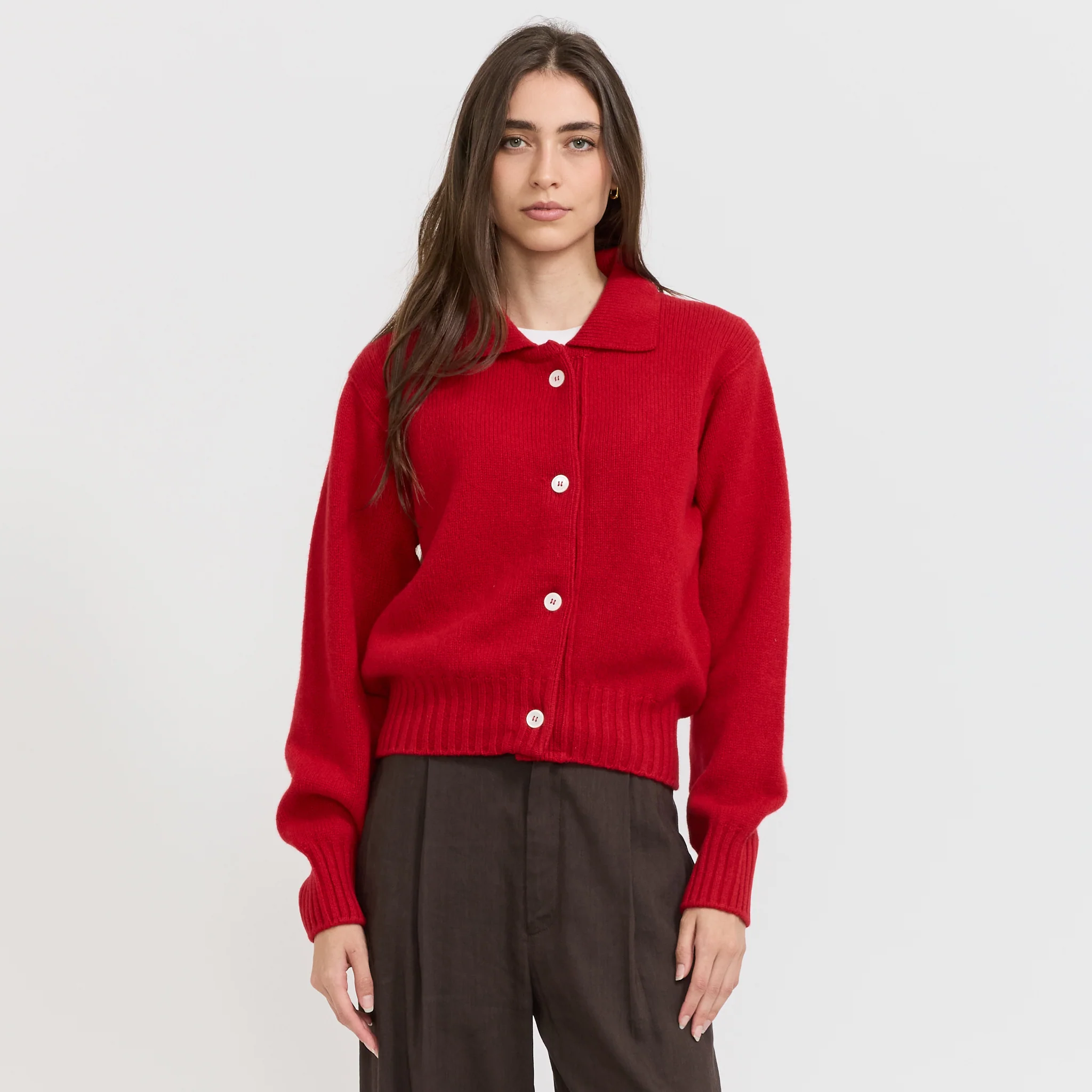 Melodies Of Love Cardigan Red Fire