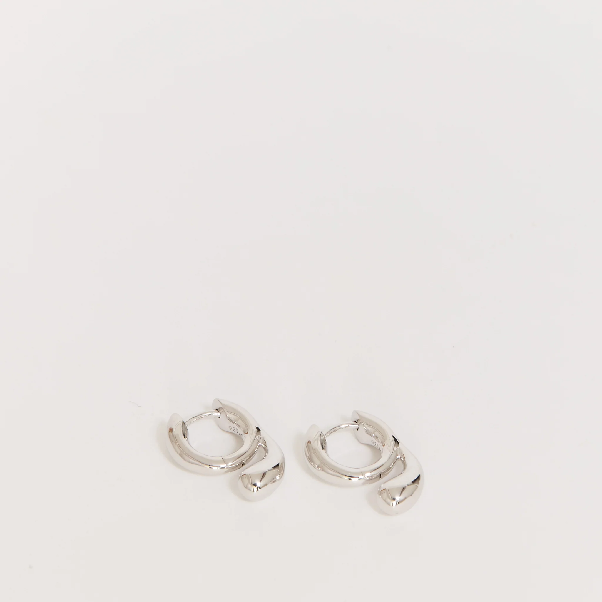 Mermaid Splash Huggies Pair Silver