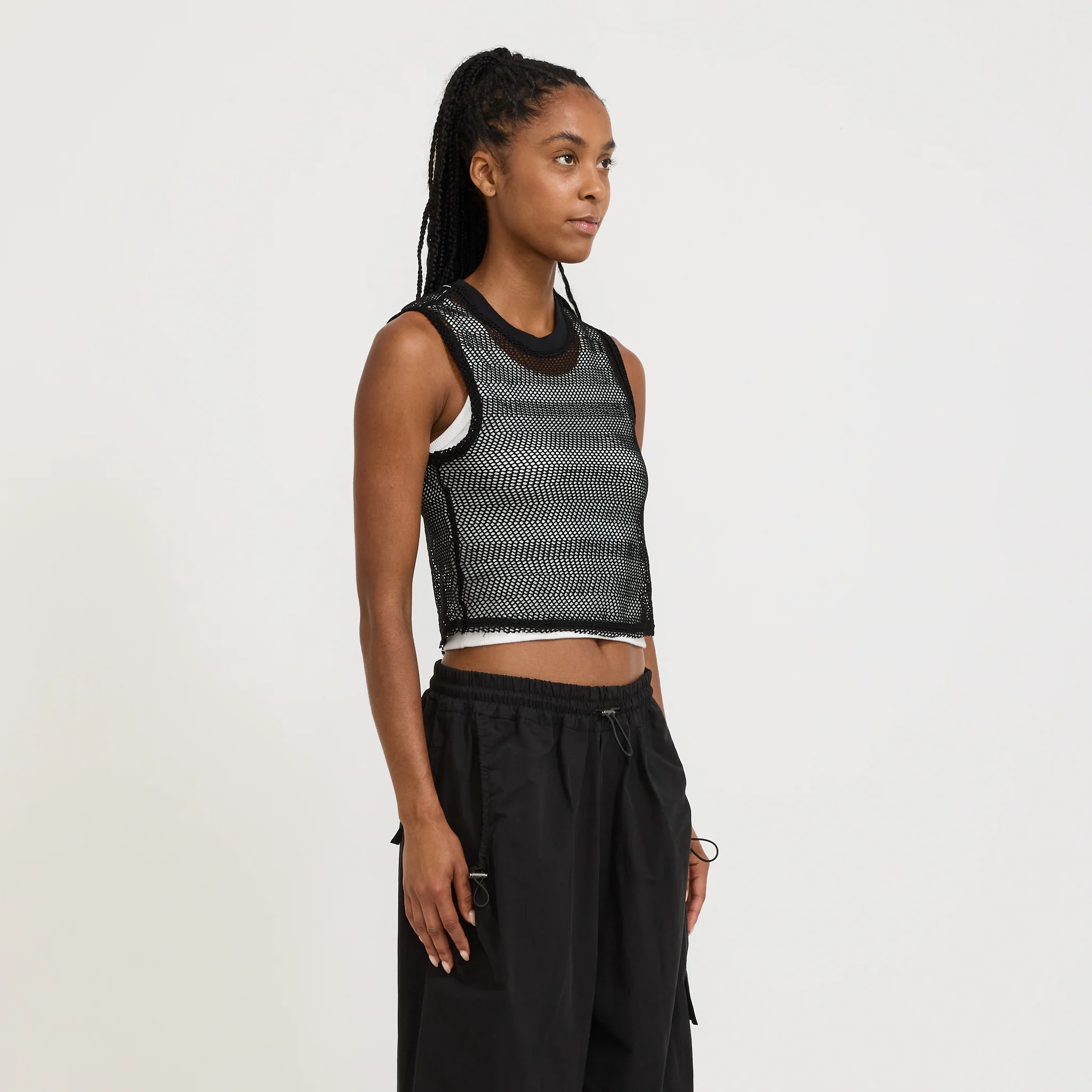 Mesh Baby Tank Black - Image 3