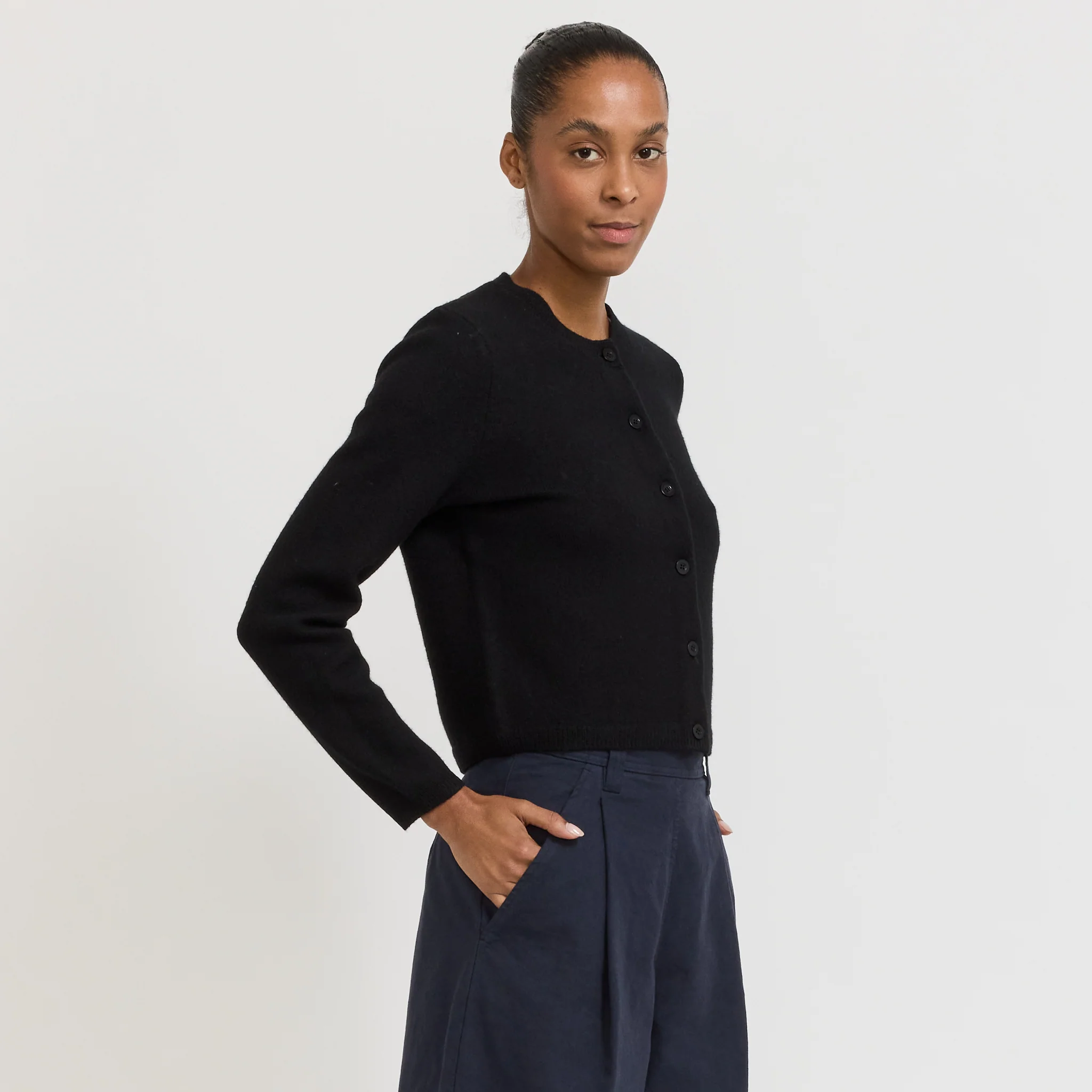 Mila Cardigan Black - Image 3