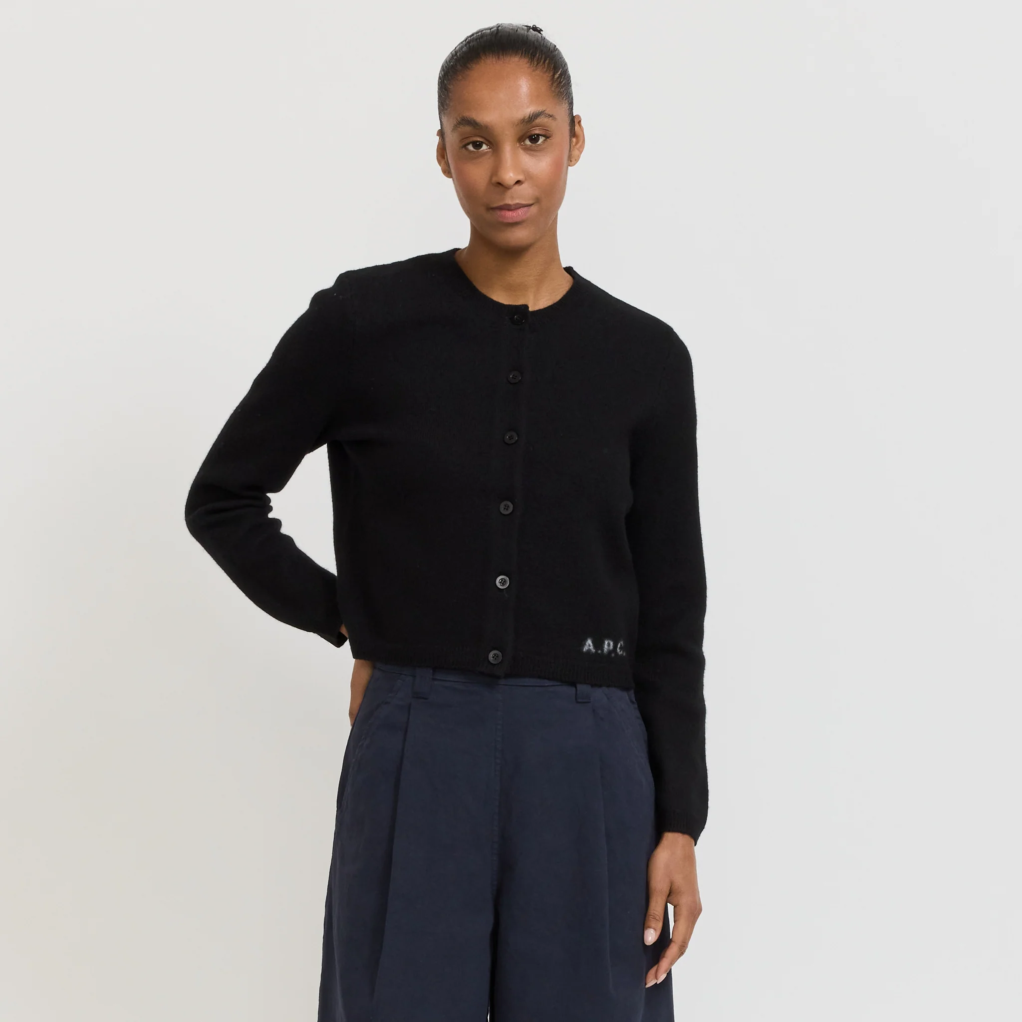 Mila Cardigan Black - Image 7